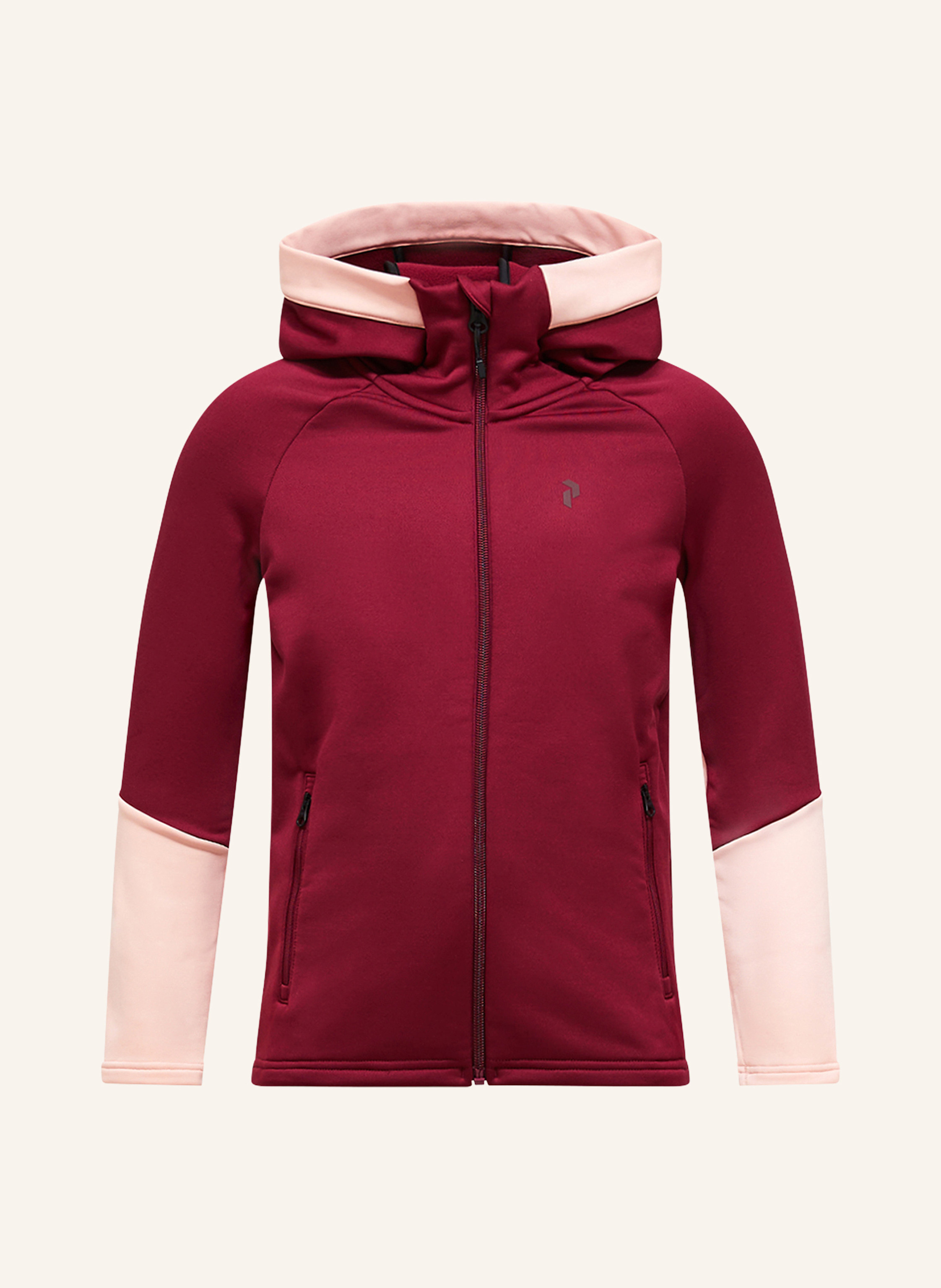 Peak Performance Fleecejacke rot