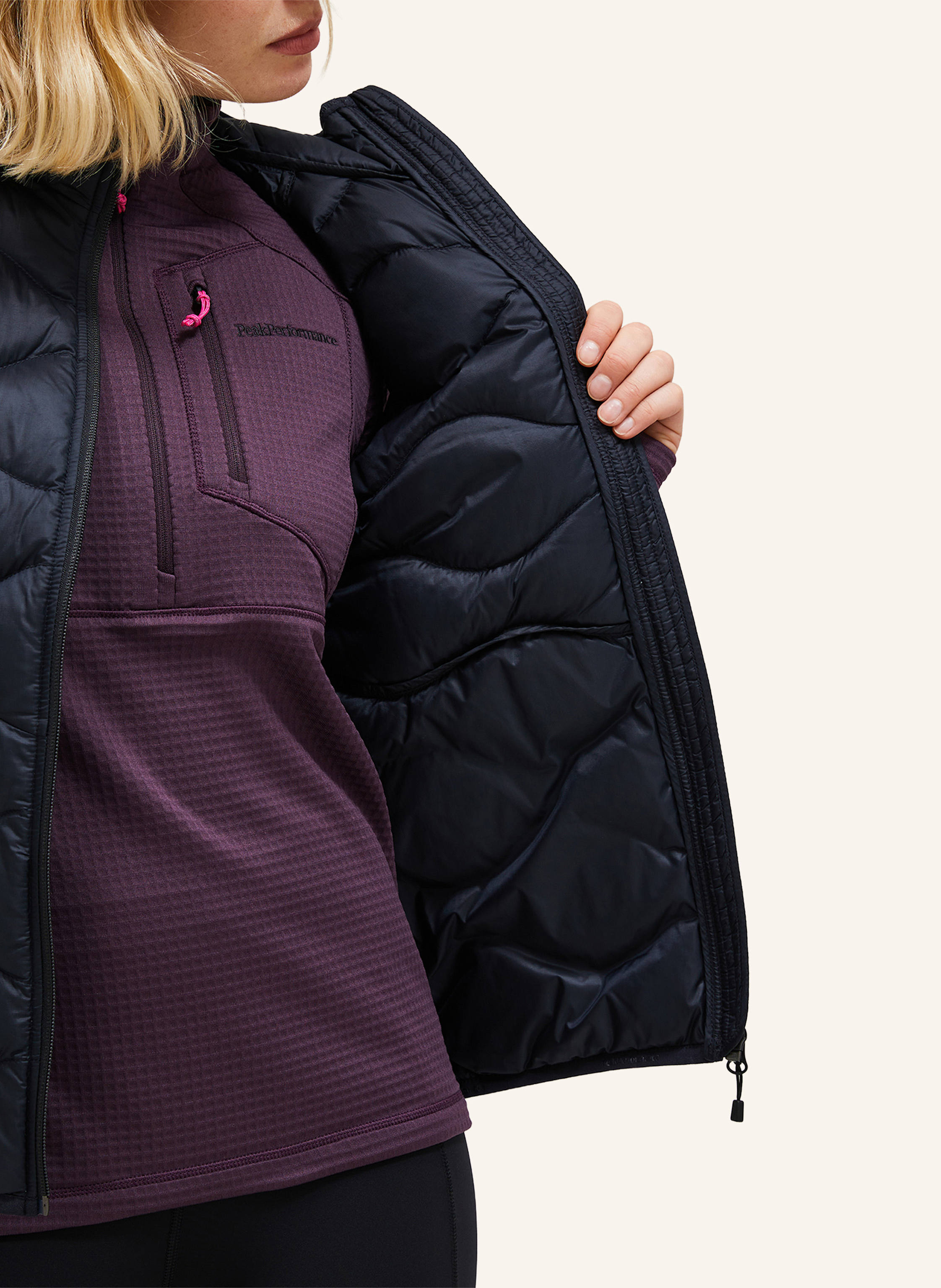 Thumbnail - Peak Performance Steppweste schwarz