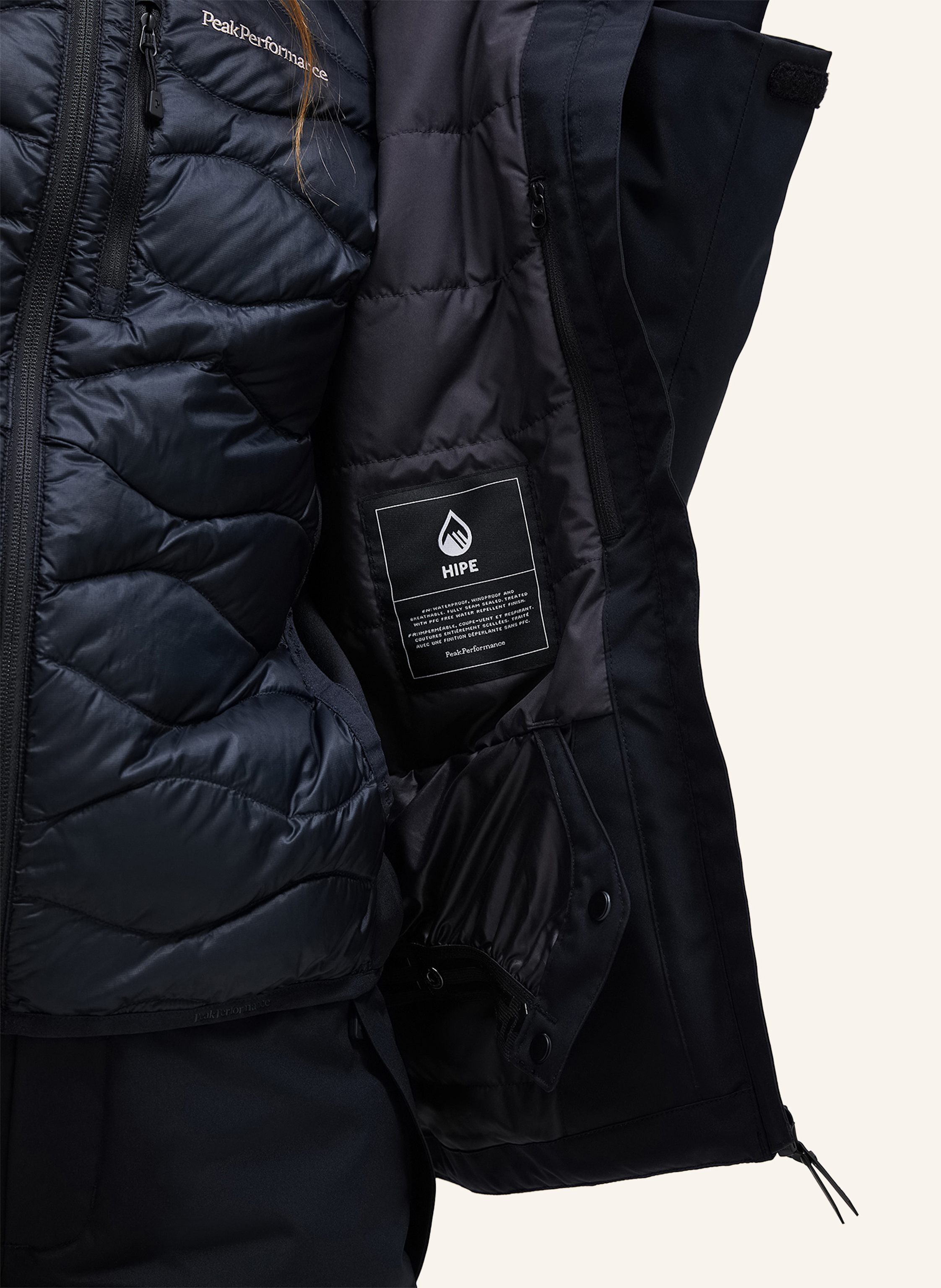 Thumbnail - Peak Performance Skijacke Rider schwarz