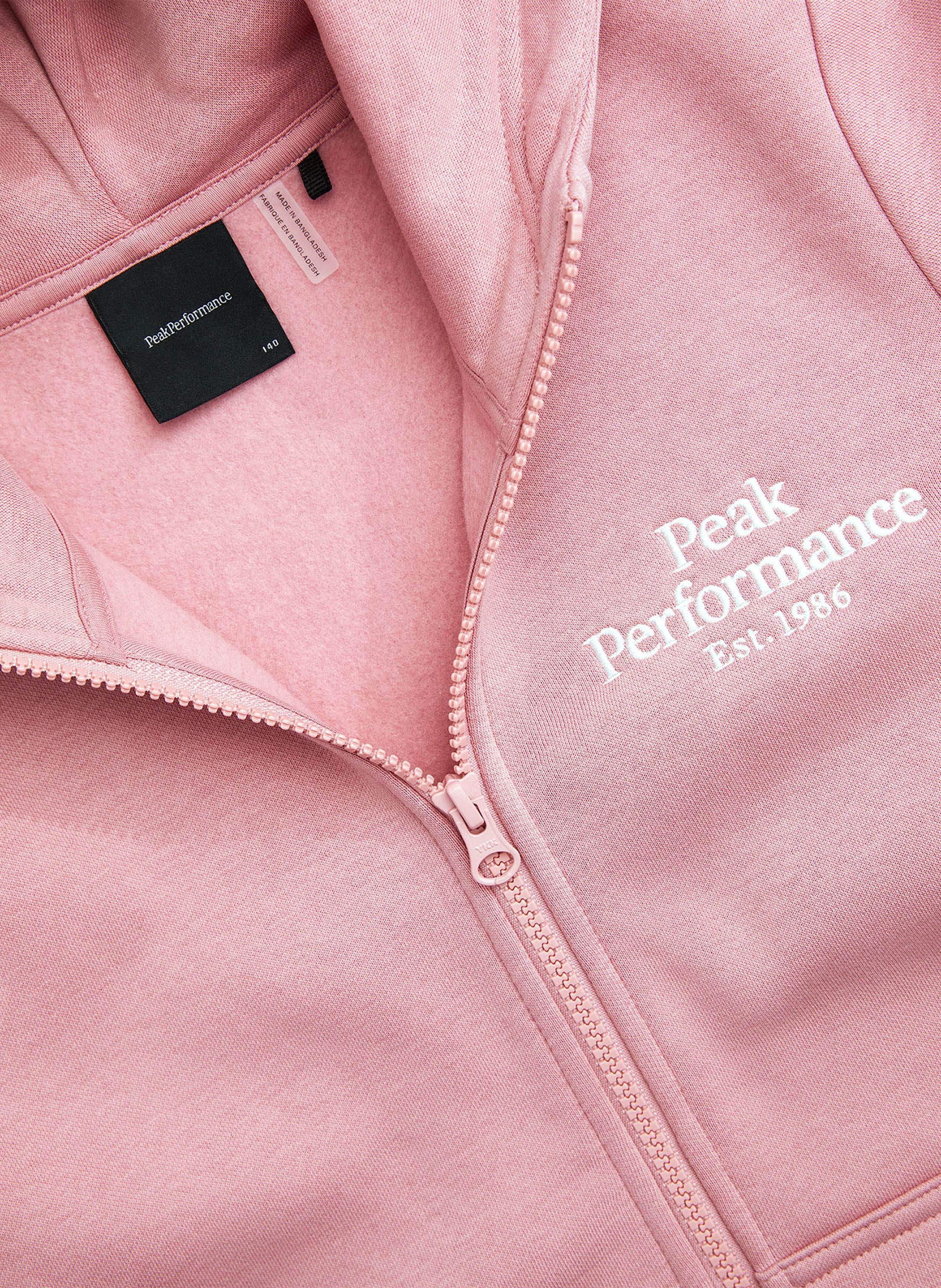 Thumbnail - Peak Performance Kapuzensweatshirtjacke rosa