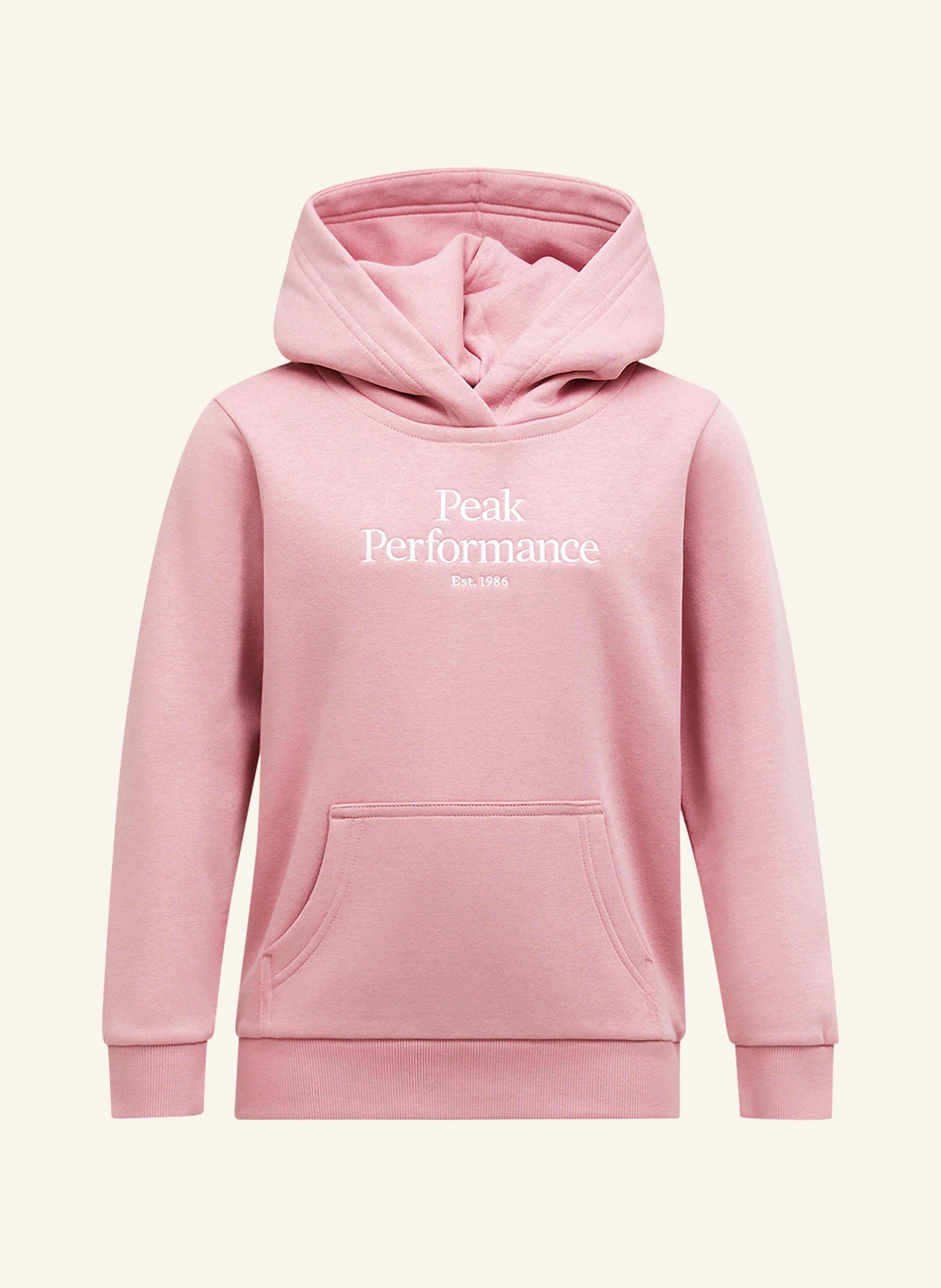 Peak Performance Jr Original Hood Kapuzensweatshirt rosa