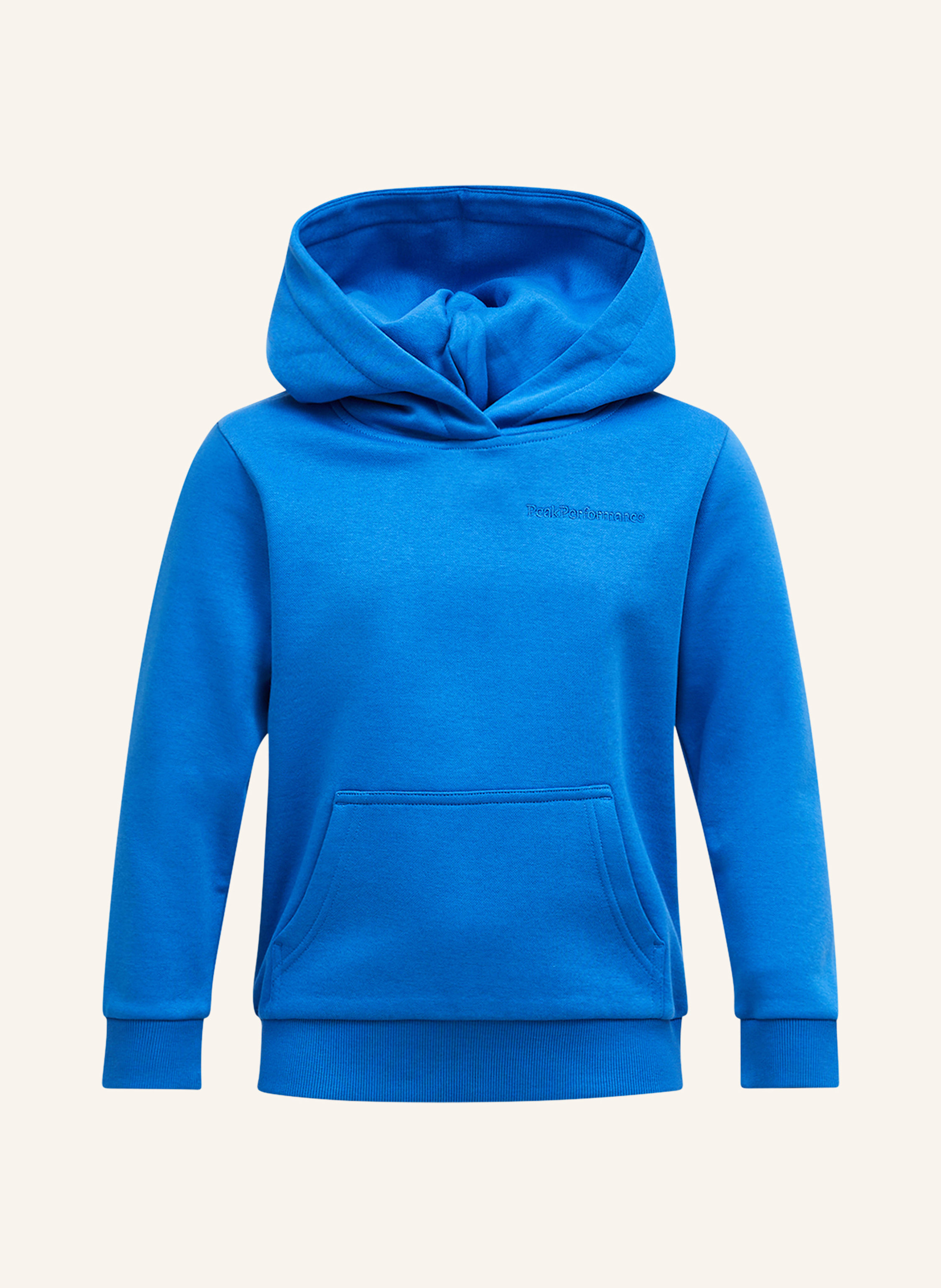 Peak Performance Jr Original Small Logo Hood Kapuzensweatshirt blau
