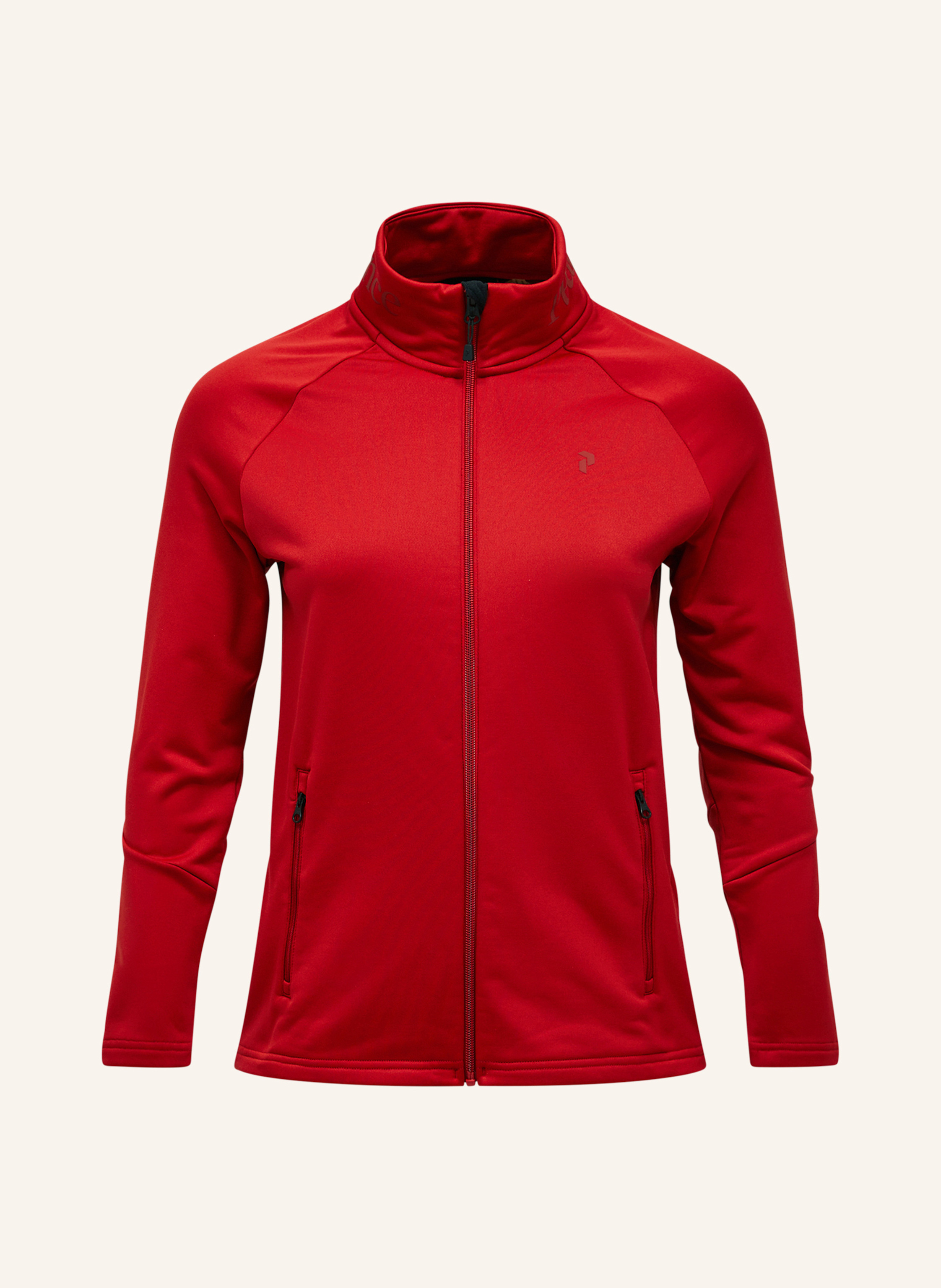 Peak Performance W Rider Essentials Midlayer Zip Jacket Fleecejacke silber