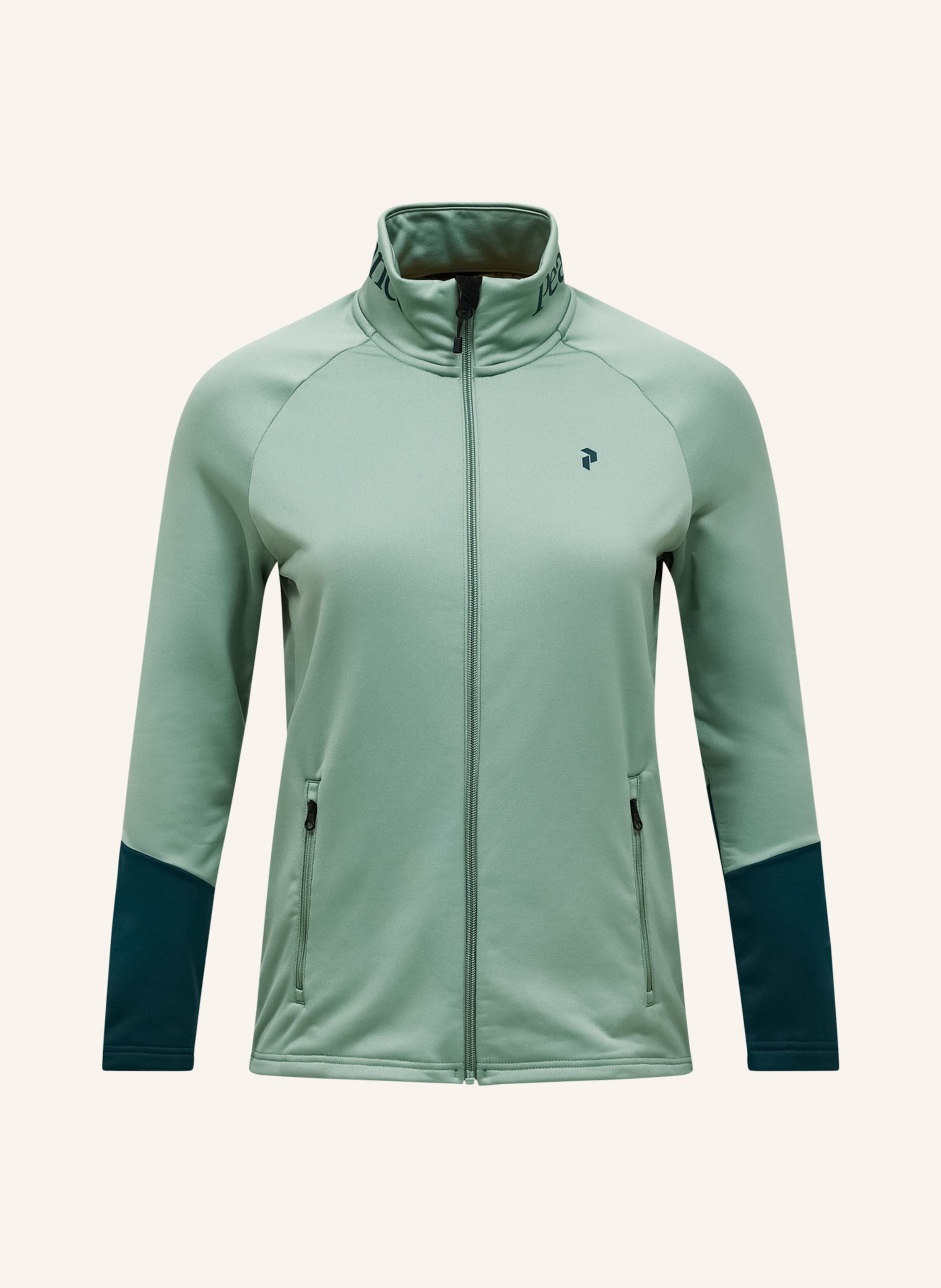 Peak Performance W Rider Essentials Midlayer Zip Jacket Fleecejacke gruen