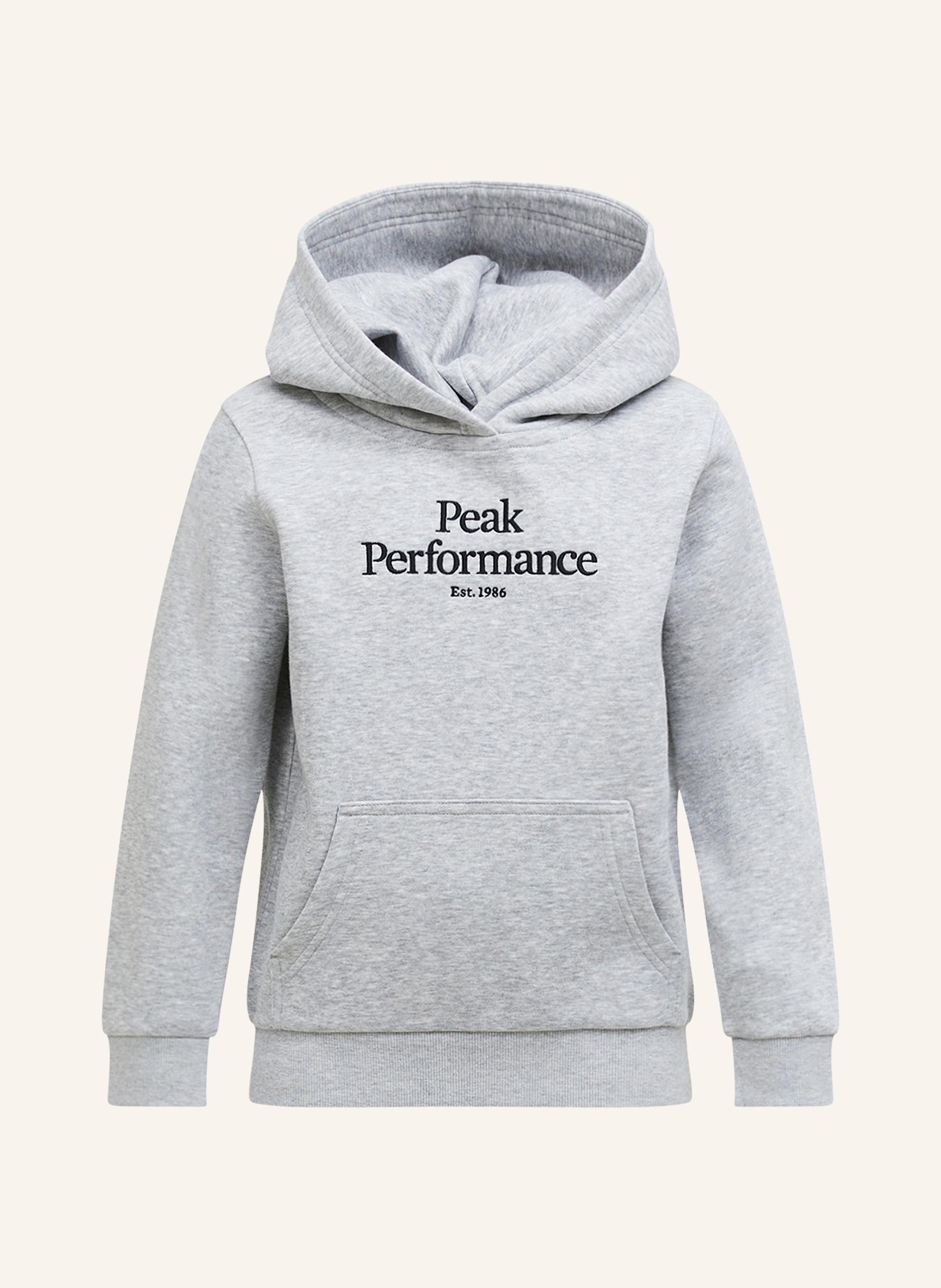 Peak Performance Jr Original Hood Kapuzensweatshirt grau