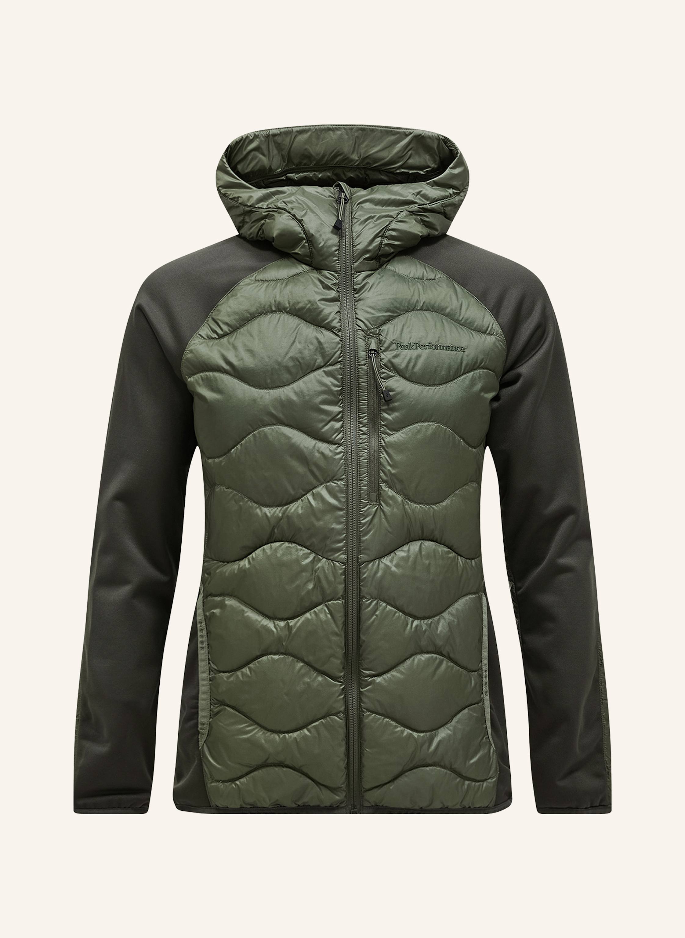 Peak Performance Hybrid-Daunenjacke Helium Hooded gruen