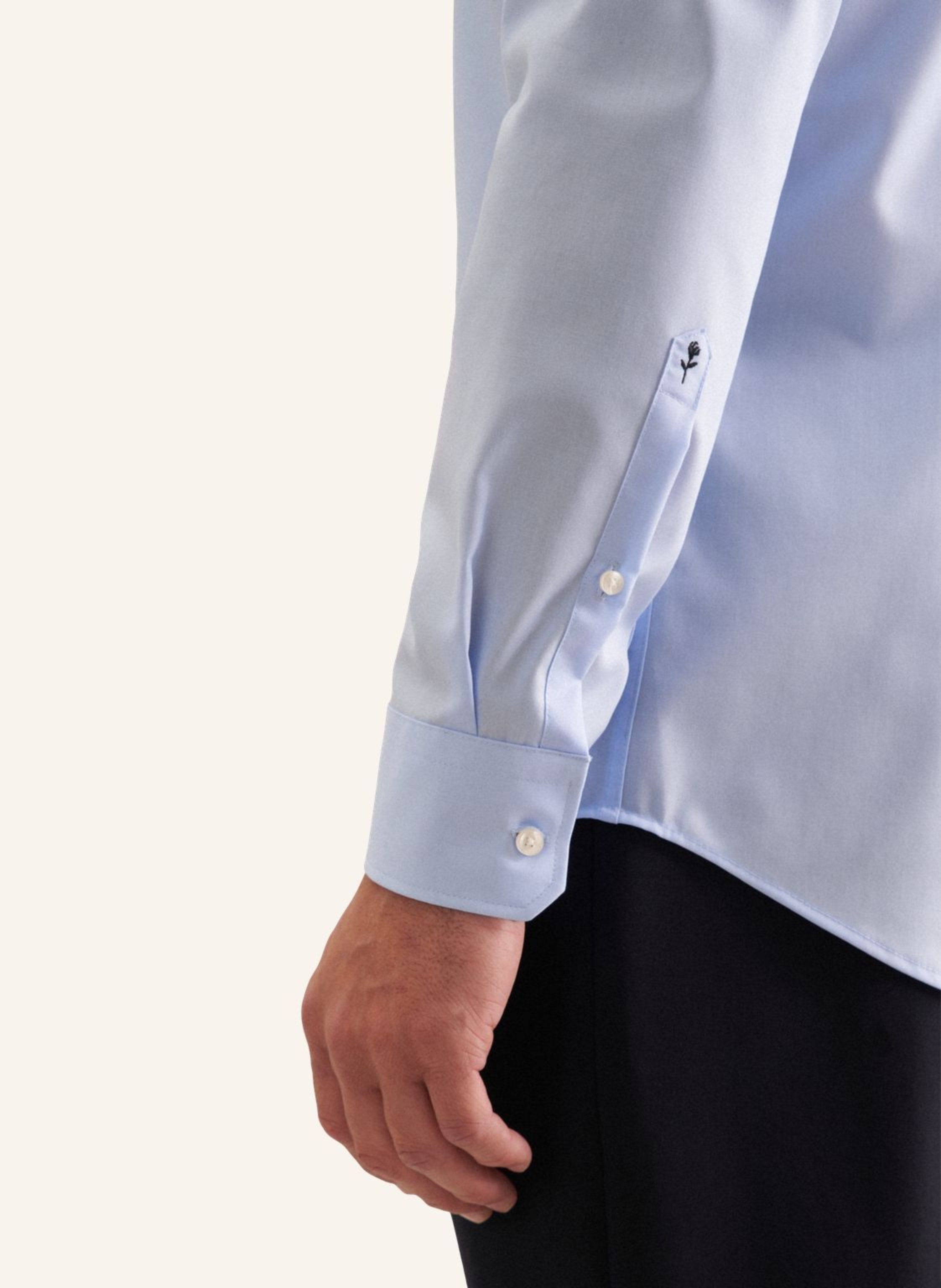 Thumbnail - Seidensticker Hemd Tailored Fit blau