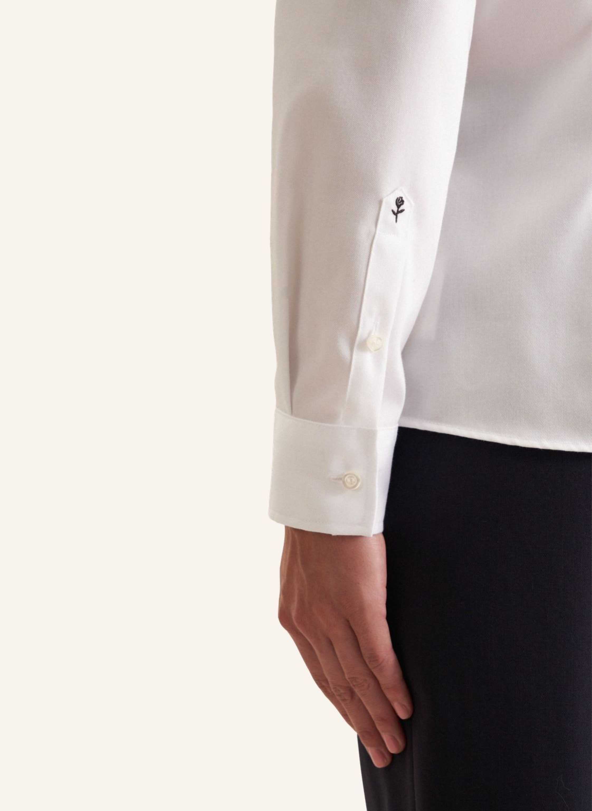 Thumbnail - Seidensticker Klassische Bluse, Hemdbluse weiss