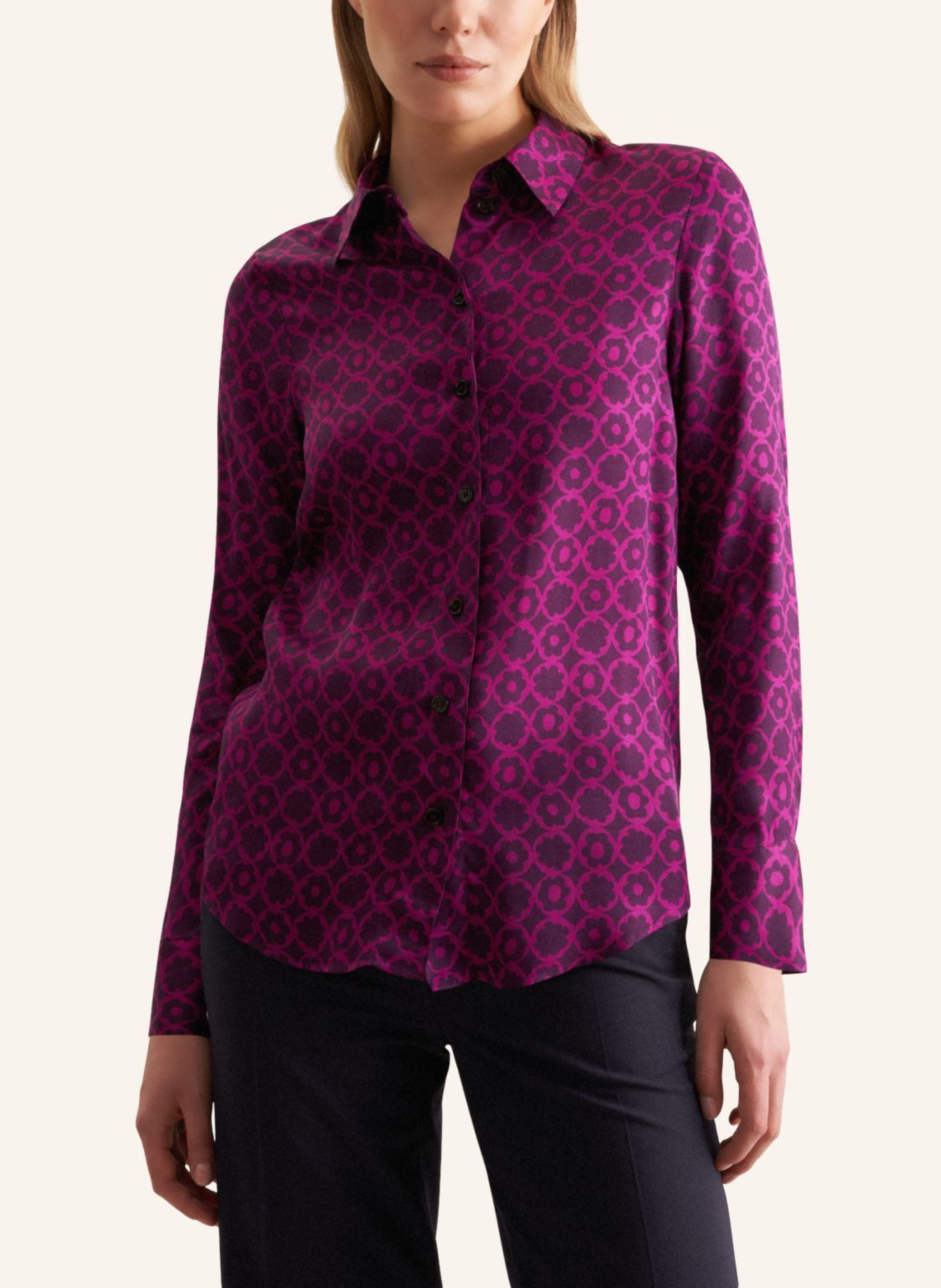 Thumbnail - Seidensticker Hemdbluse lila