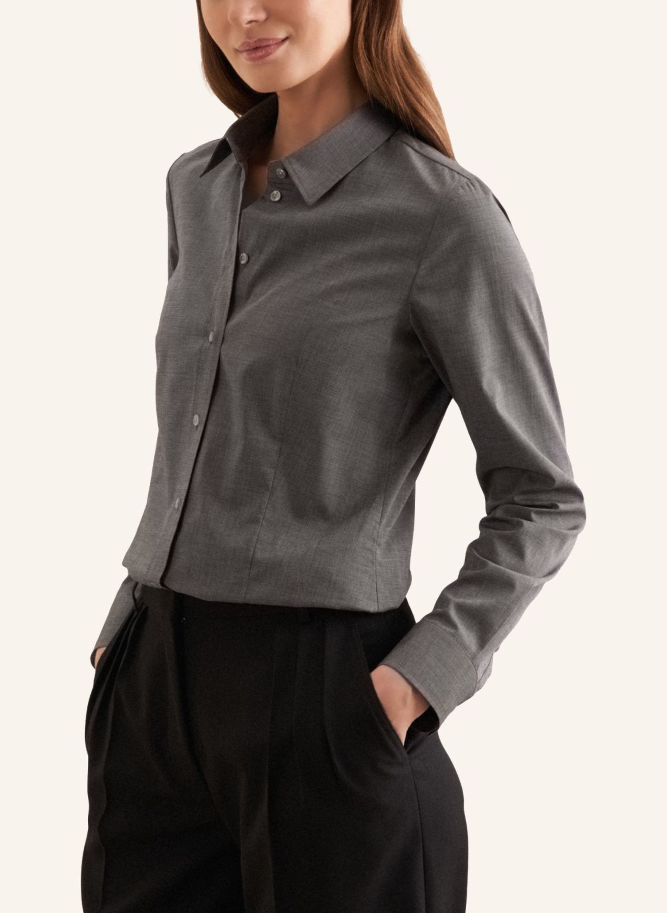 Thumbnail - Seidensticker Hemdbluse grau