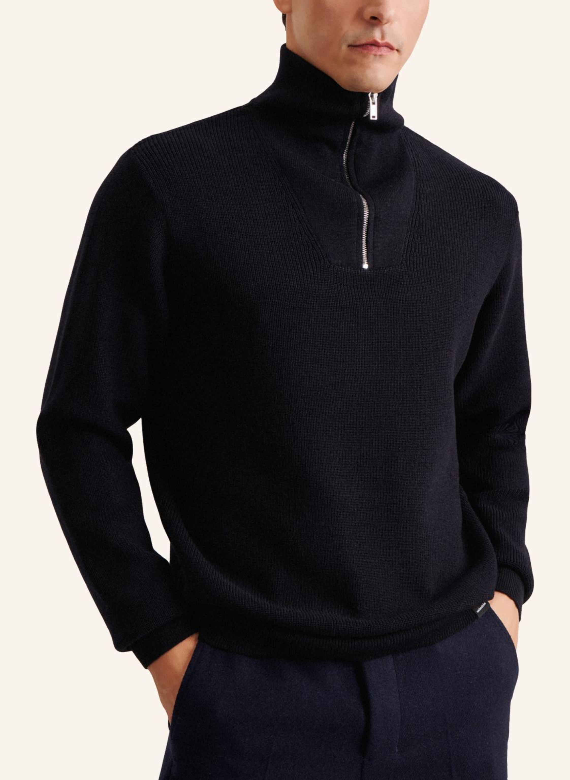 Thumbnail - Seidensticker Pullover Regular Fit blau