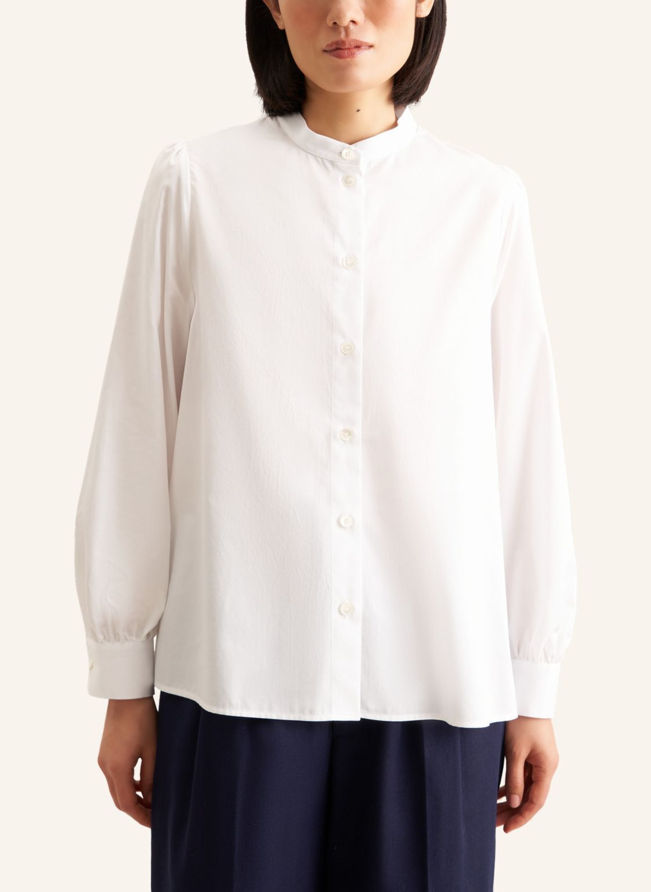 Thumbnail - Seidensticker Stehkragenbluse weiss