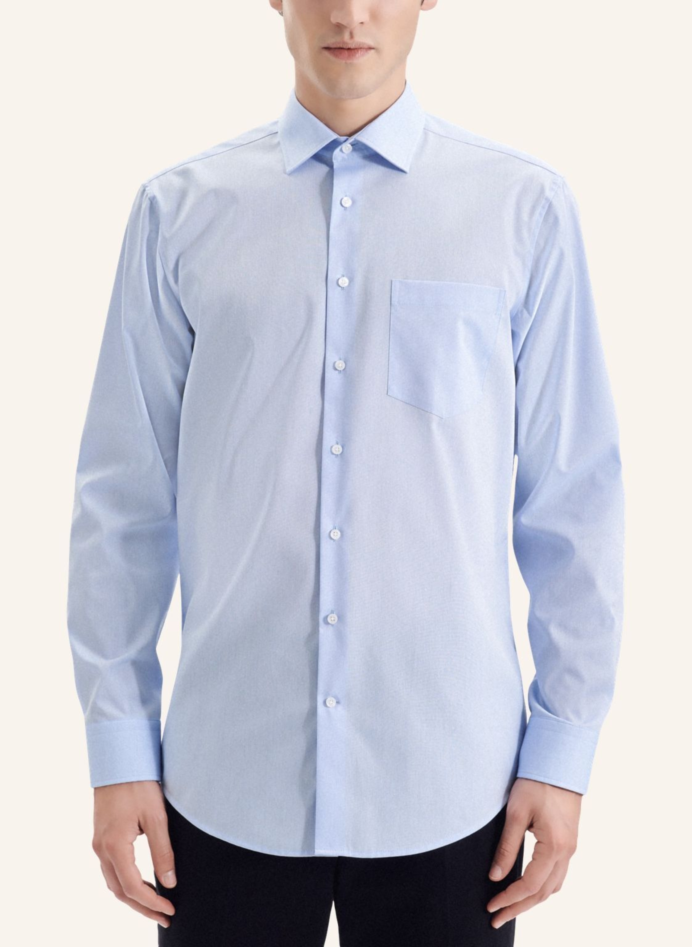 Thumbnail - Seidensticker Business Hemd Regular Fit blau