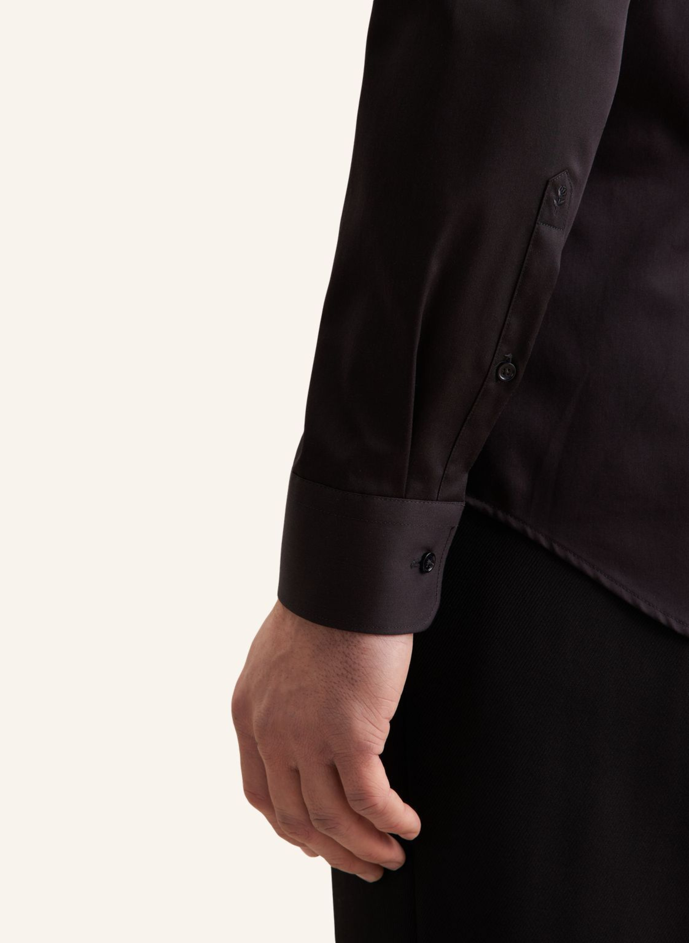 Thumbnail - Seidensticker Business Hemd Slim Fit schwarz