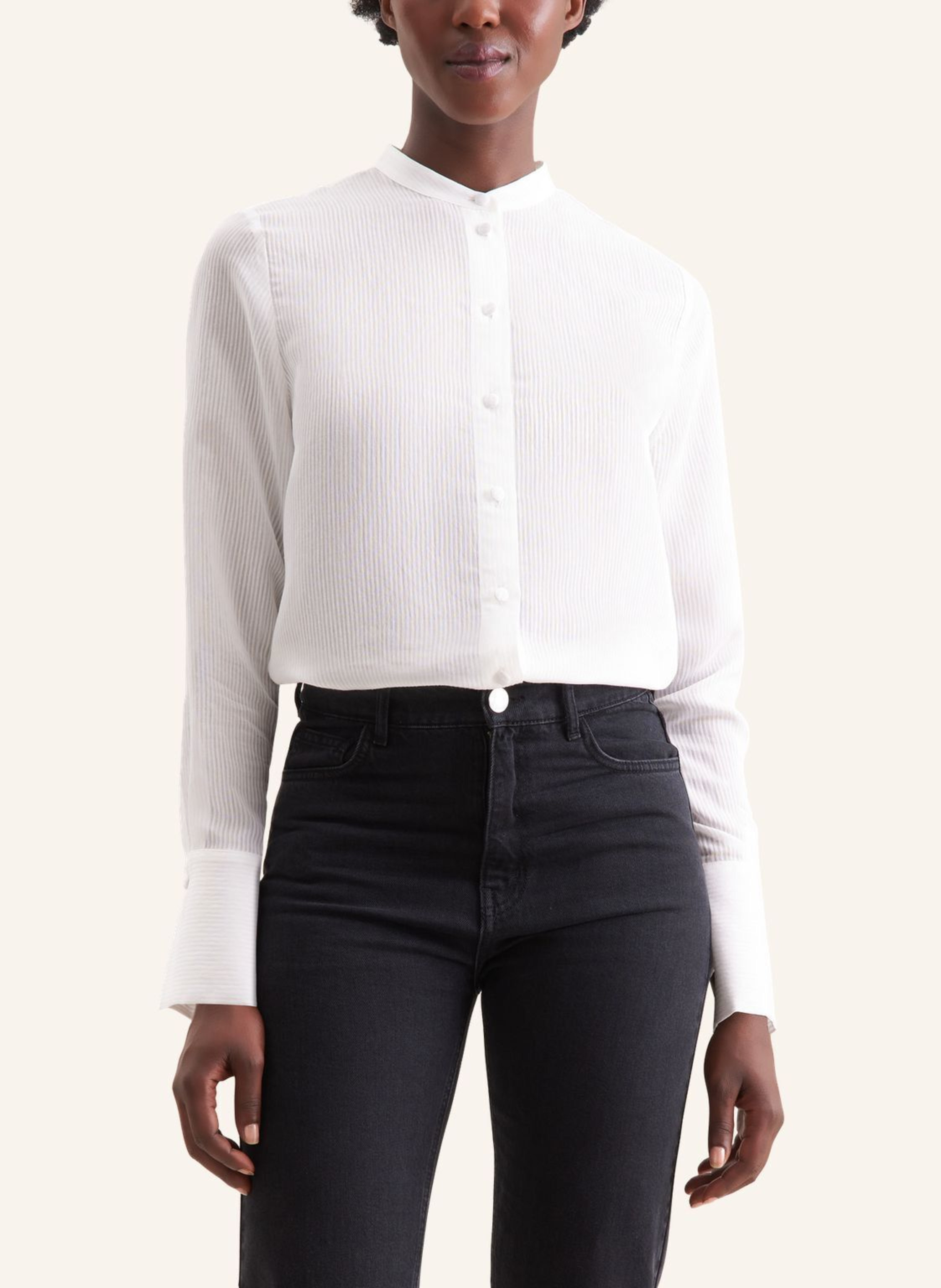 Thumbnail - Seidensticker Stehkragenbluse weiss