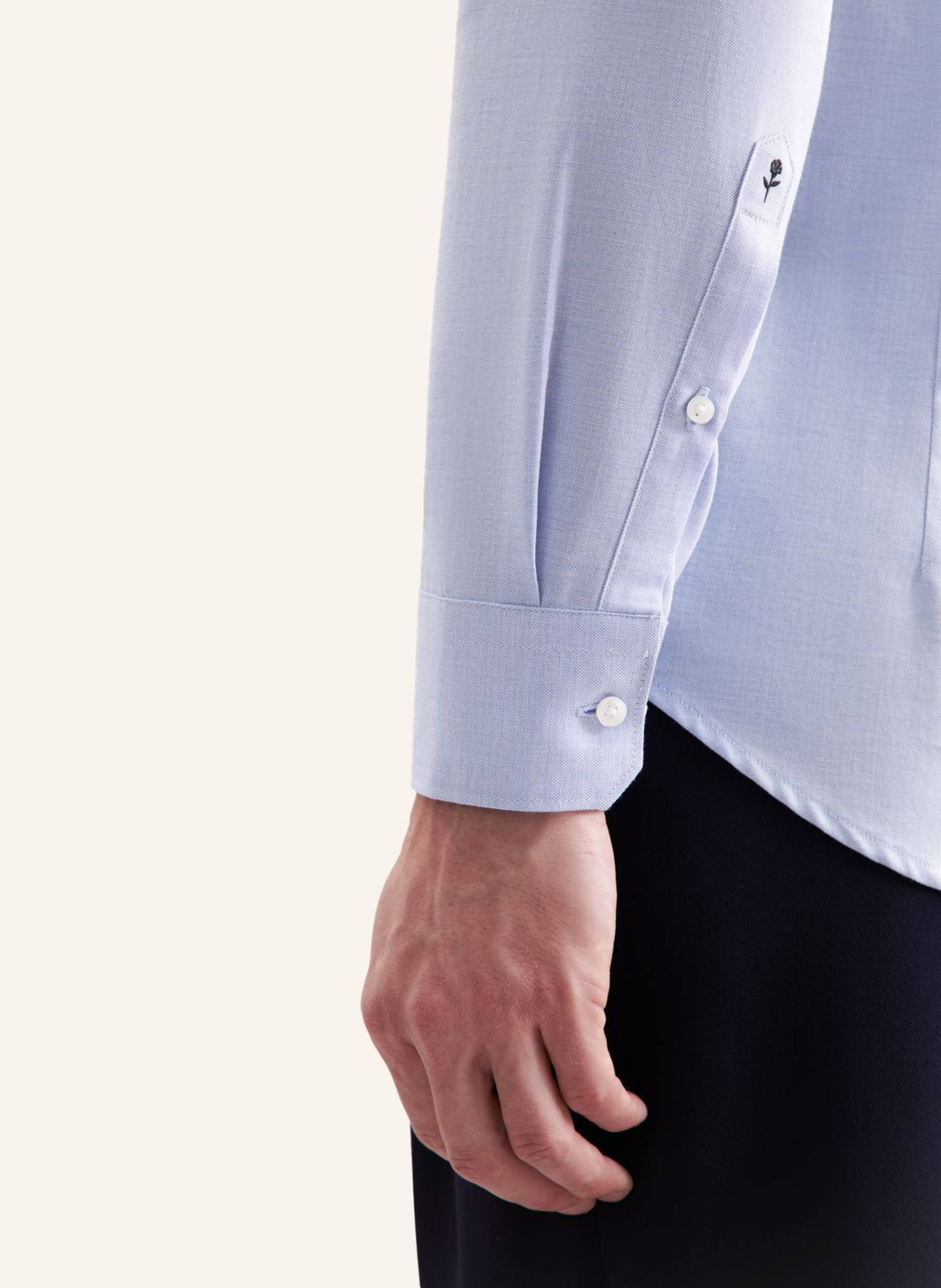 Thumbnail - Seidensticker Flanellhemd Slim Fit blau