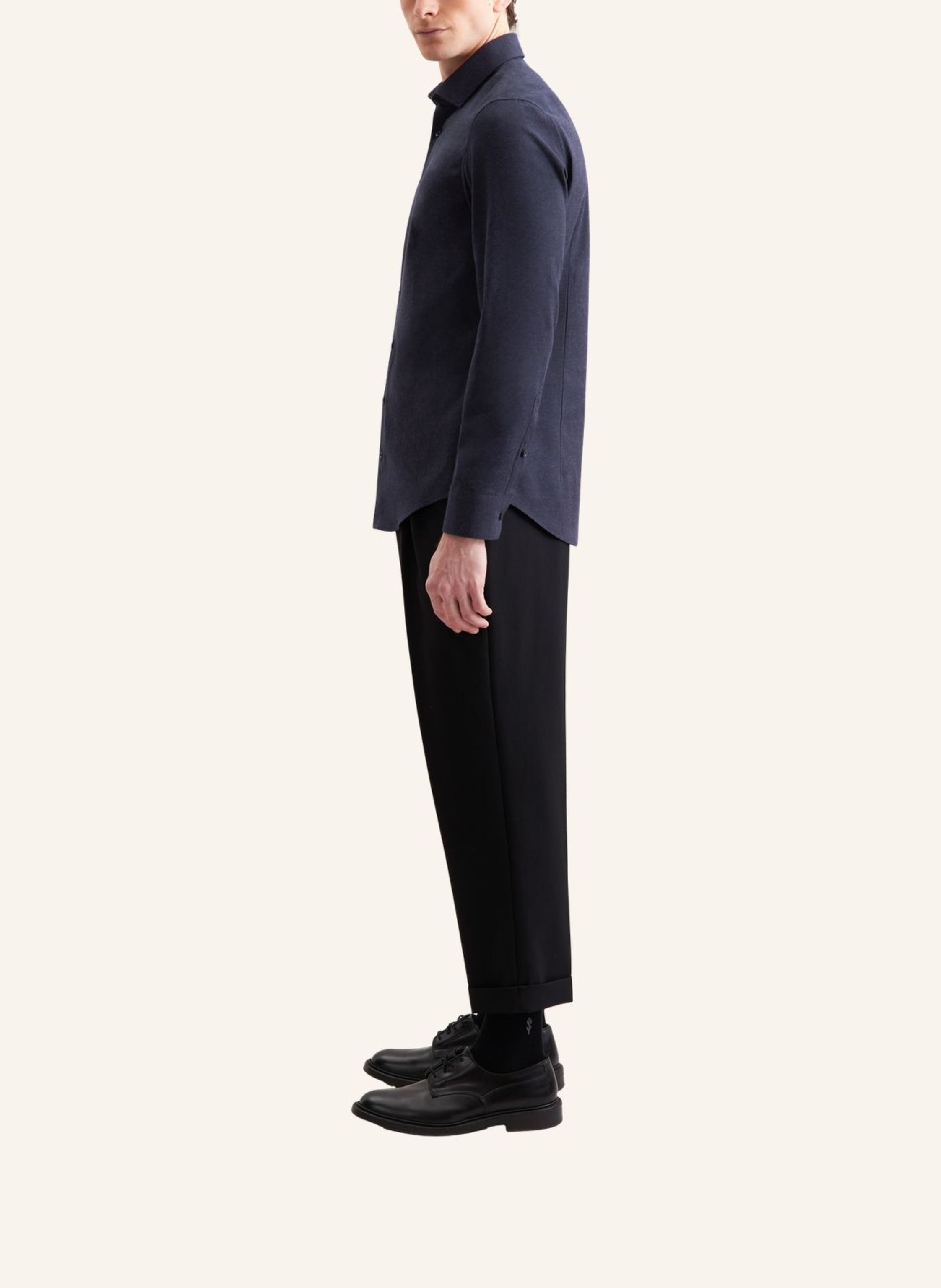 Thumbnail - Seidensticker Flanellhemd Slim Fit blau