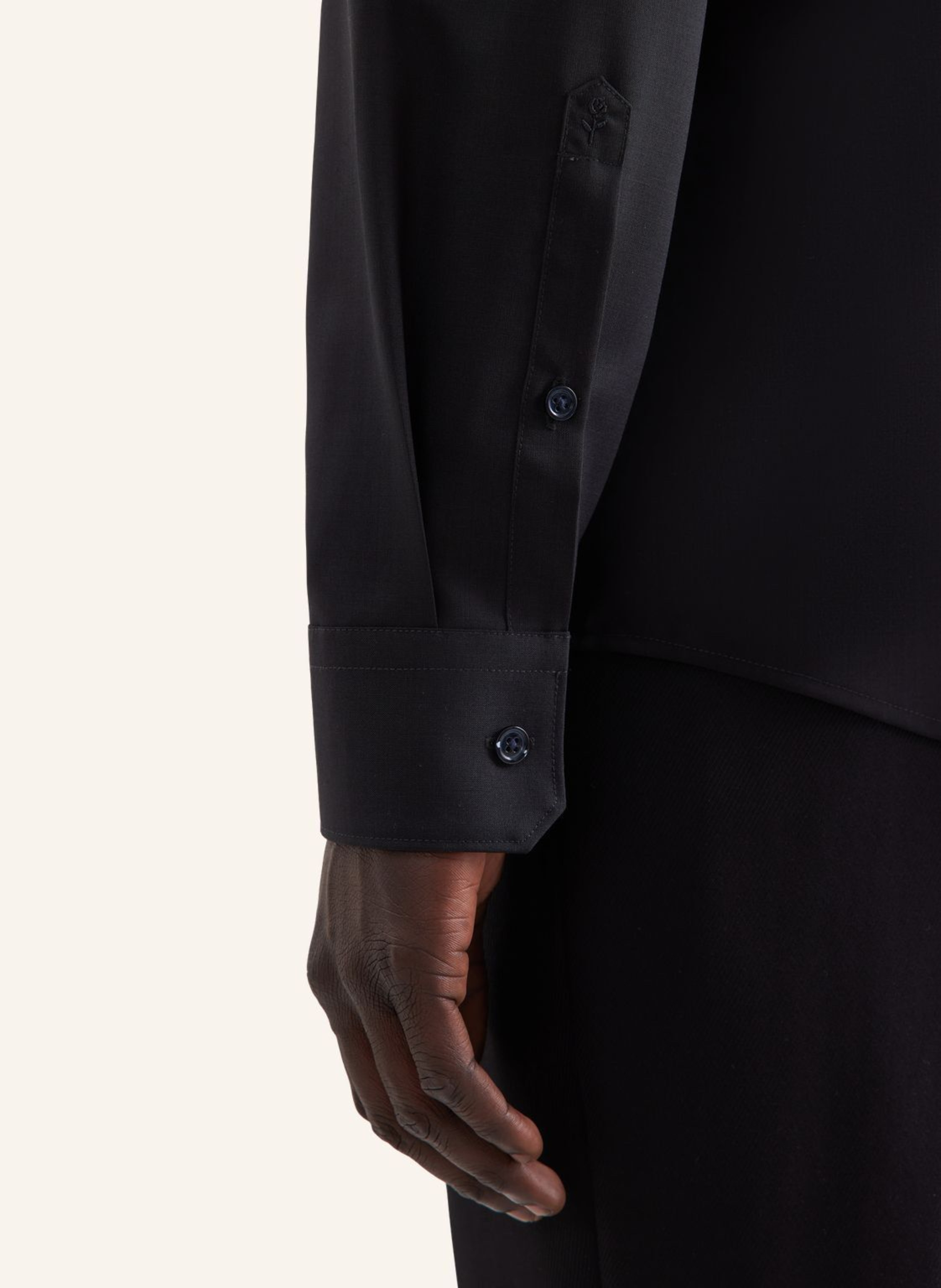 Thumbnail - Seidensticker Business Hemd Slim Fit schwarz