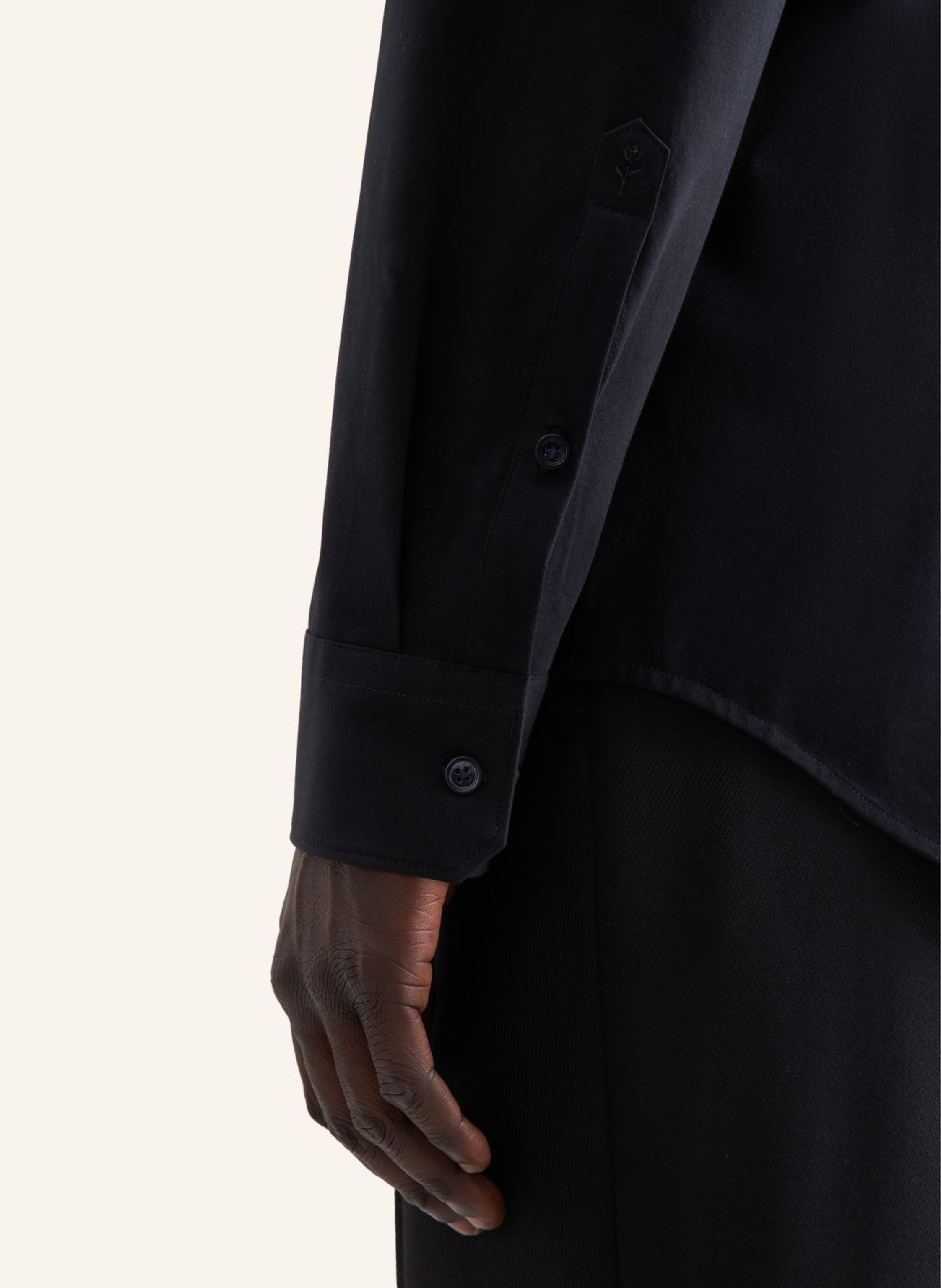 Thumbnail - Seidensticker Jerseyhemd Slim Fit schwarz