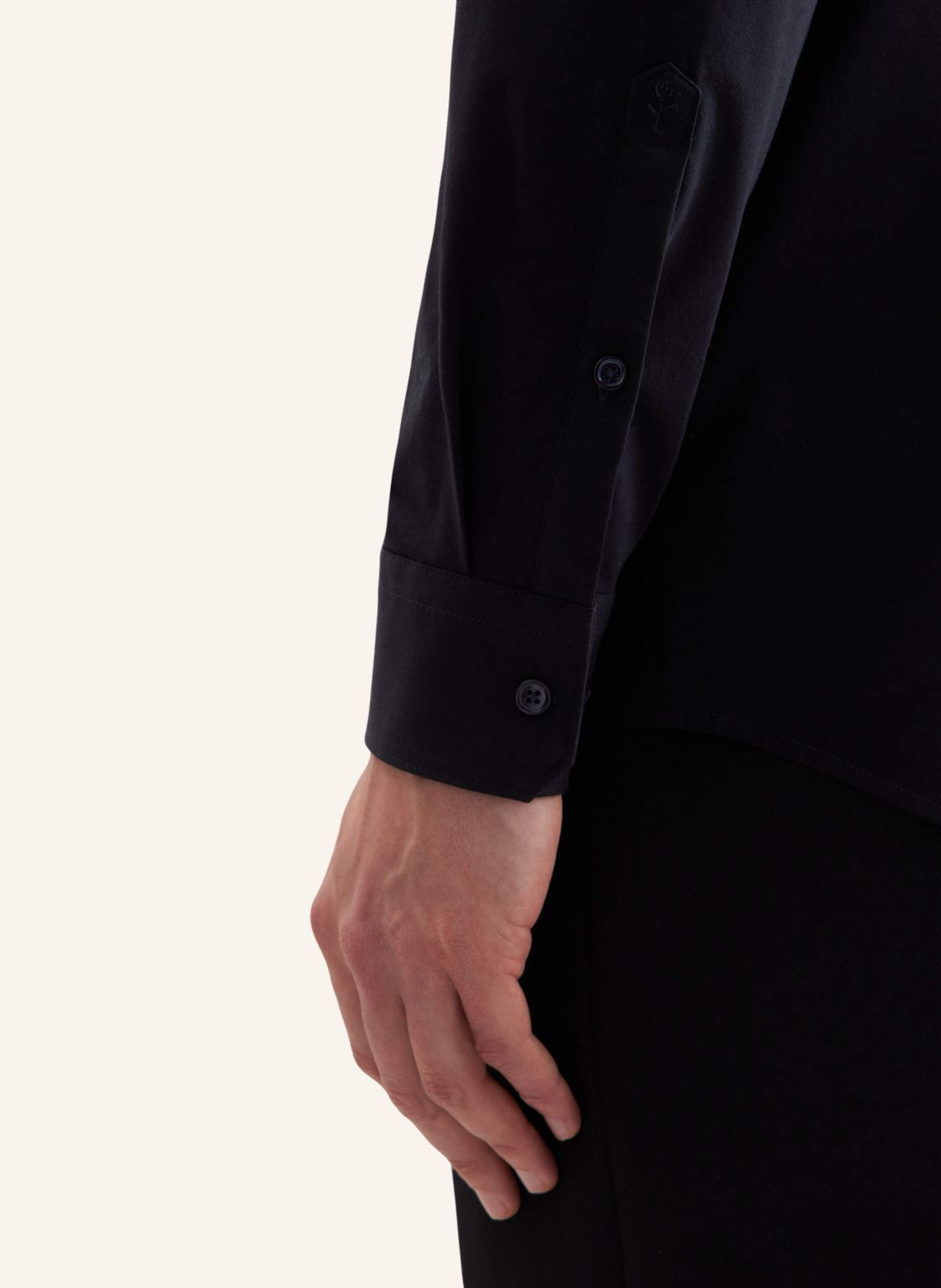 Thumbnail - Seidensticker Jerseyhemd Regular Fit schwarz