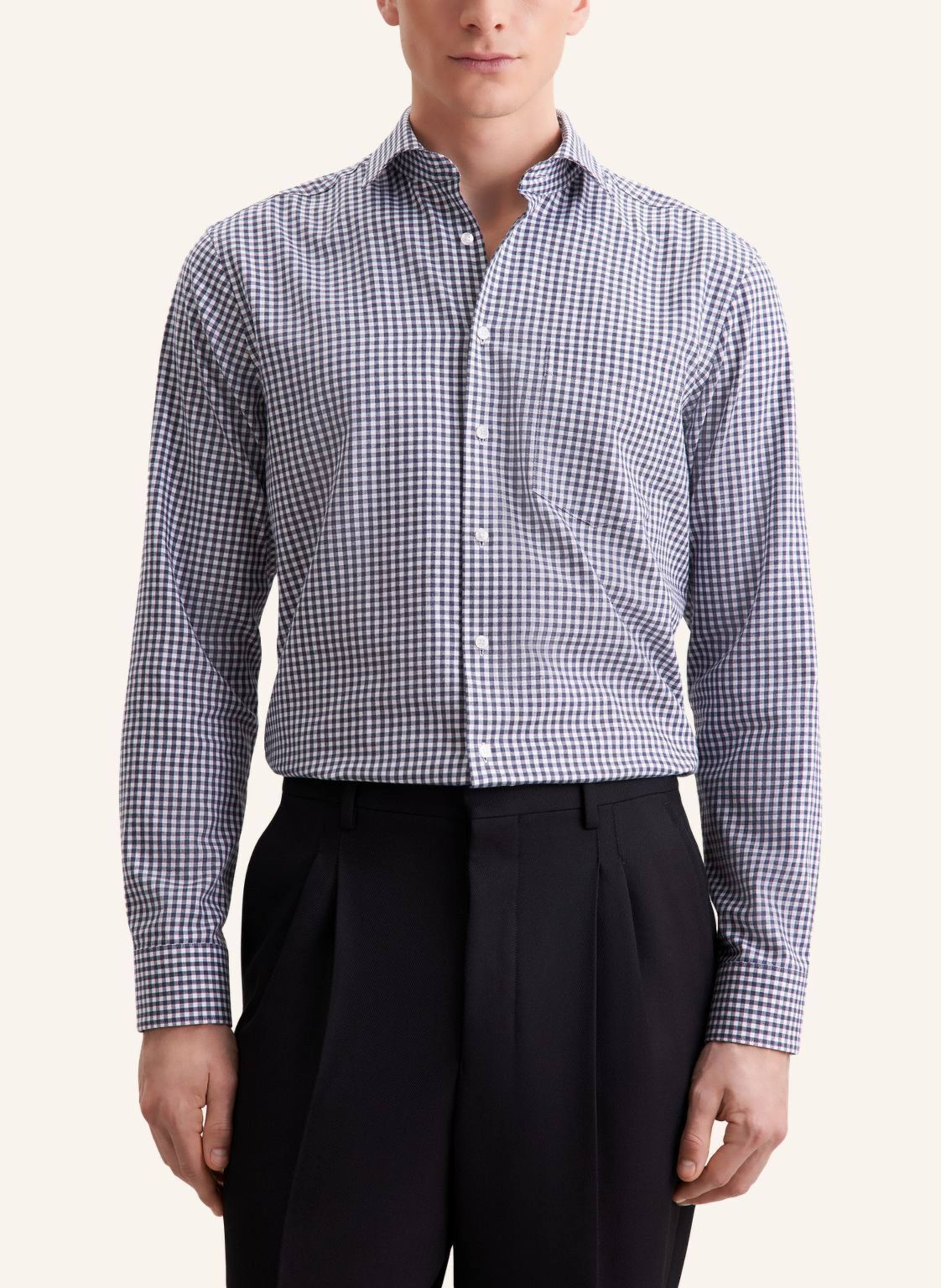 Thumbnail - Seidensticker Flanellhemd Regular Fit blau