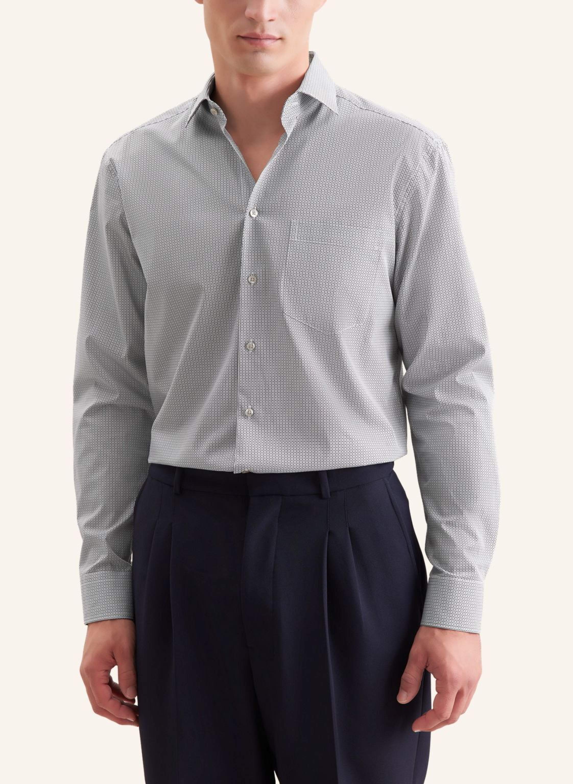 Thumbnail - Seidensticker Business Hemd Regular Fit blau