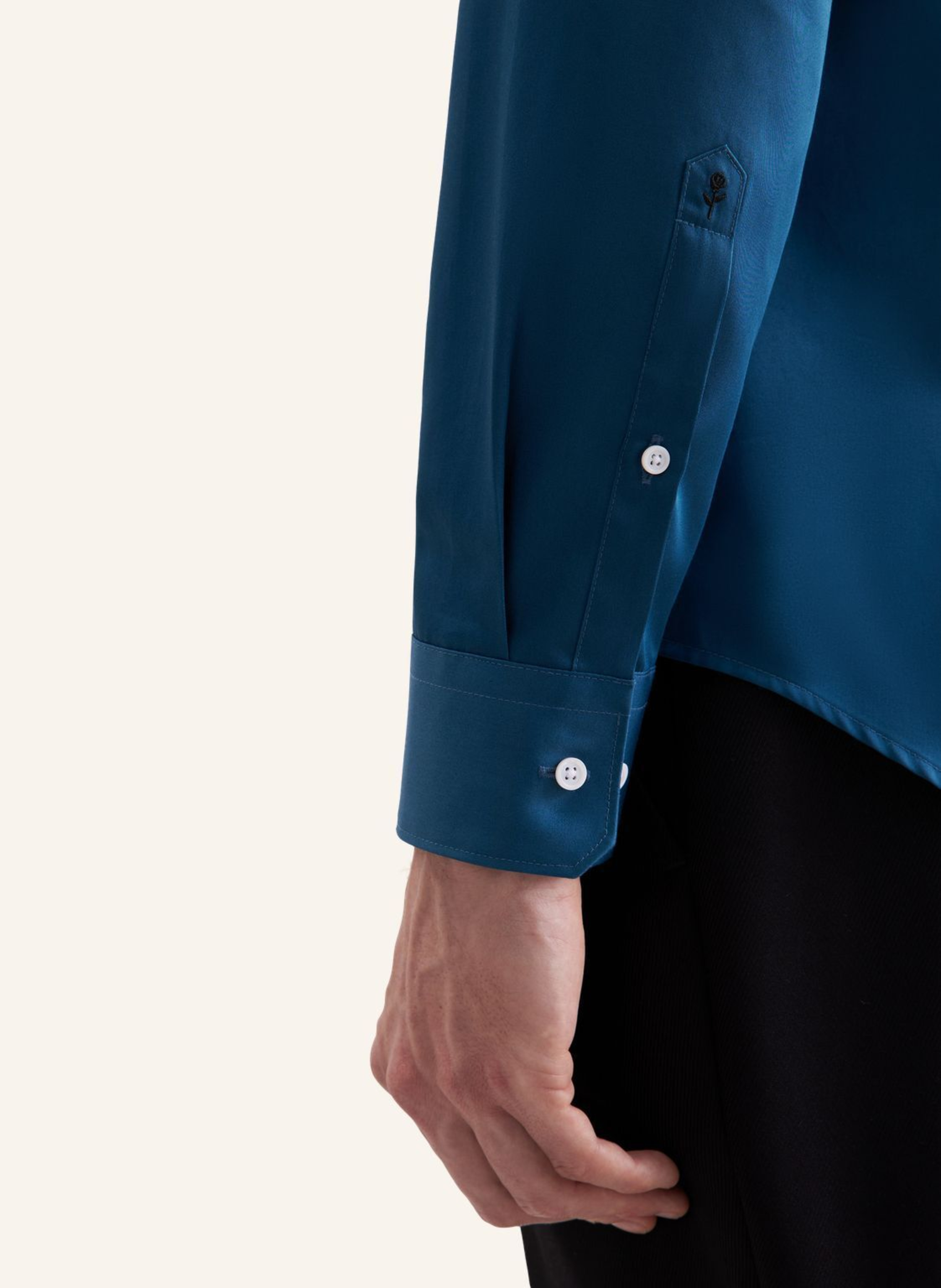 Thumbnail - Seidensticker Business Hemd Shaped Fit gruen