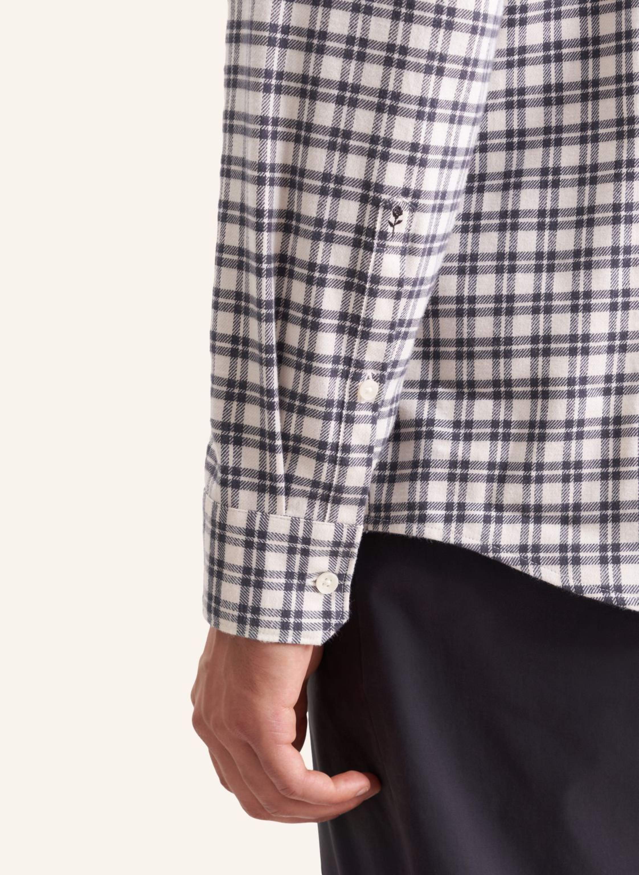 Thumbnail - Seidensticker Flanellhemd Slim Fit grau