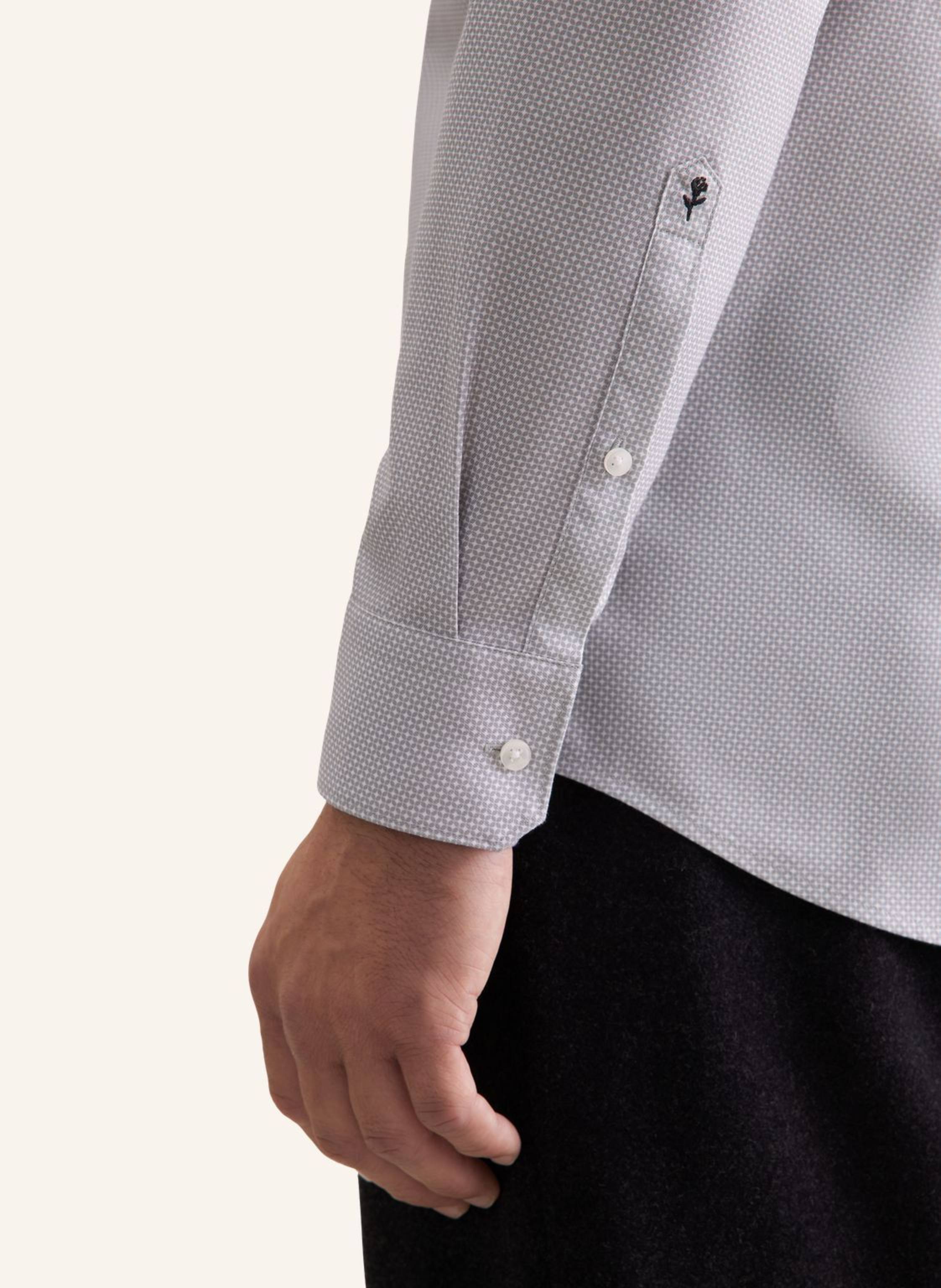 Thumbnail - Seidensticker Business Hemd Regular Fit grau