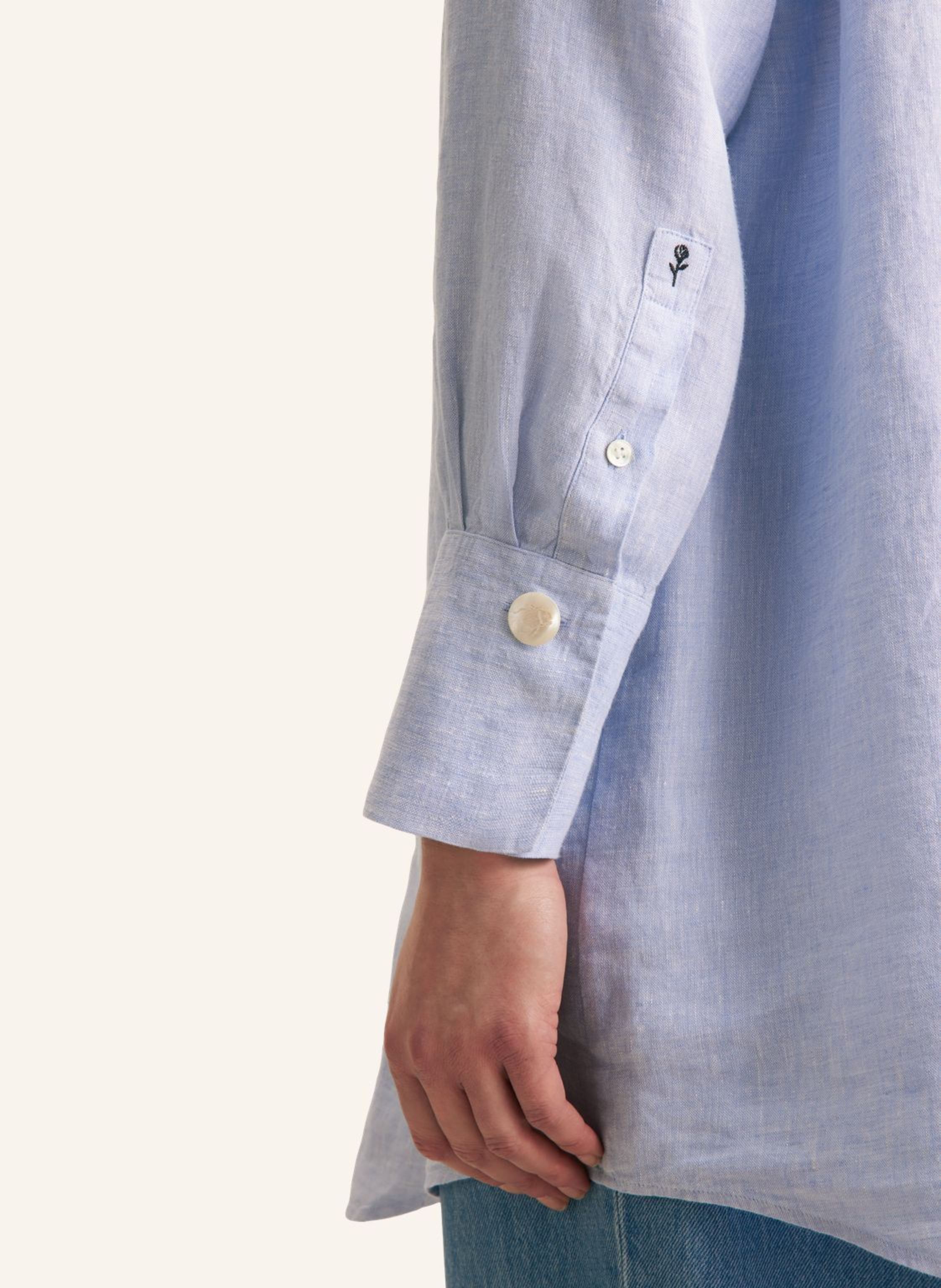 Thumbnail - Seidensticker Longbluse, Hemdbluse blau