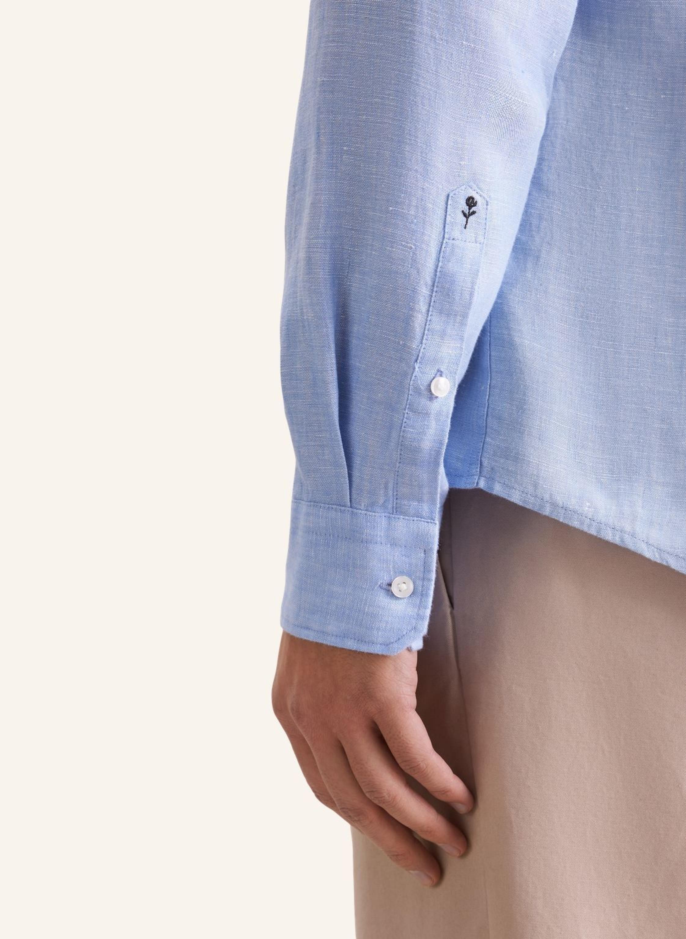 Thumbnail - Seidensticker Leinenhemd Regular Fit blau