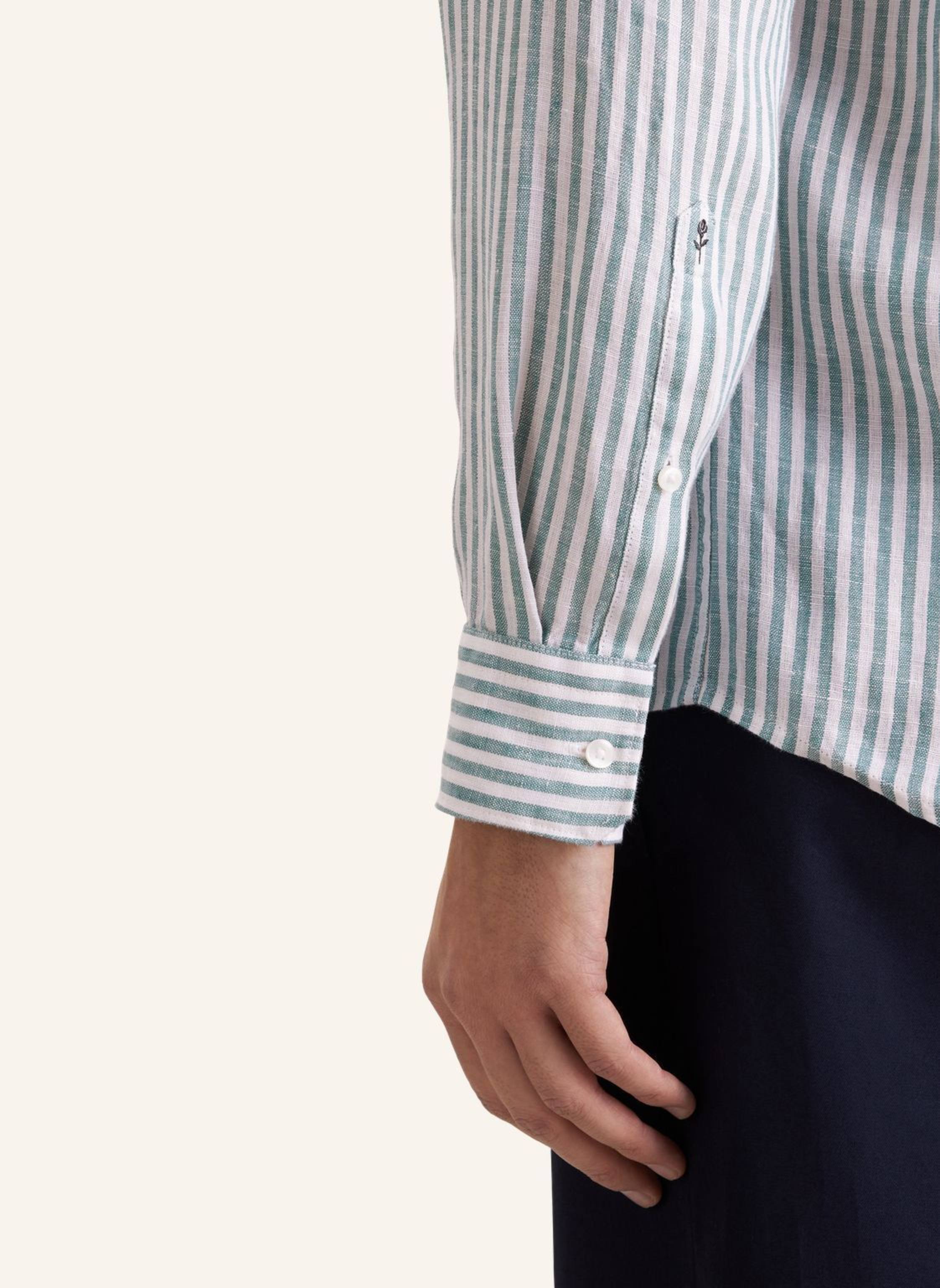 Thumbnail - Seidensticker Leinenhemd Regular Fit blau