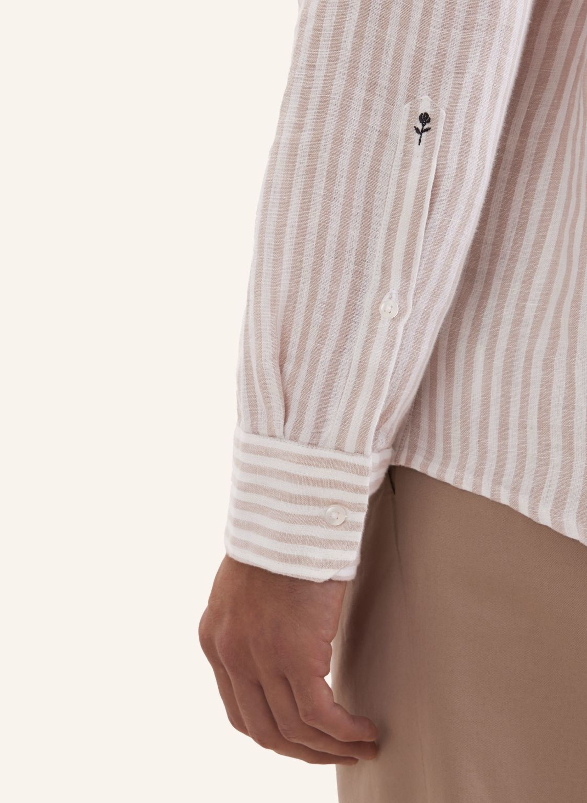 Thumbnail - Seidensticker Leinenhemd Regular Fit beige