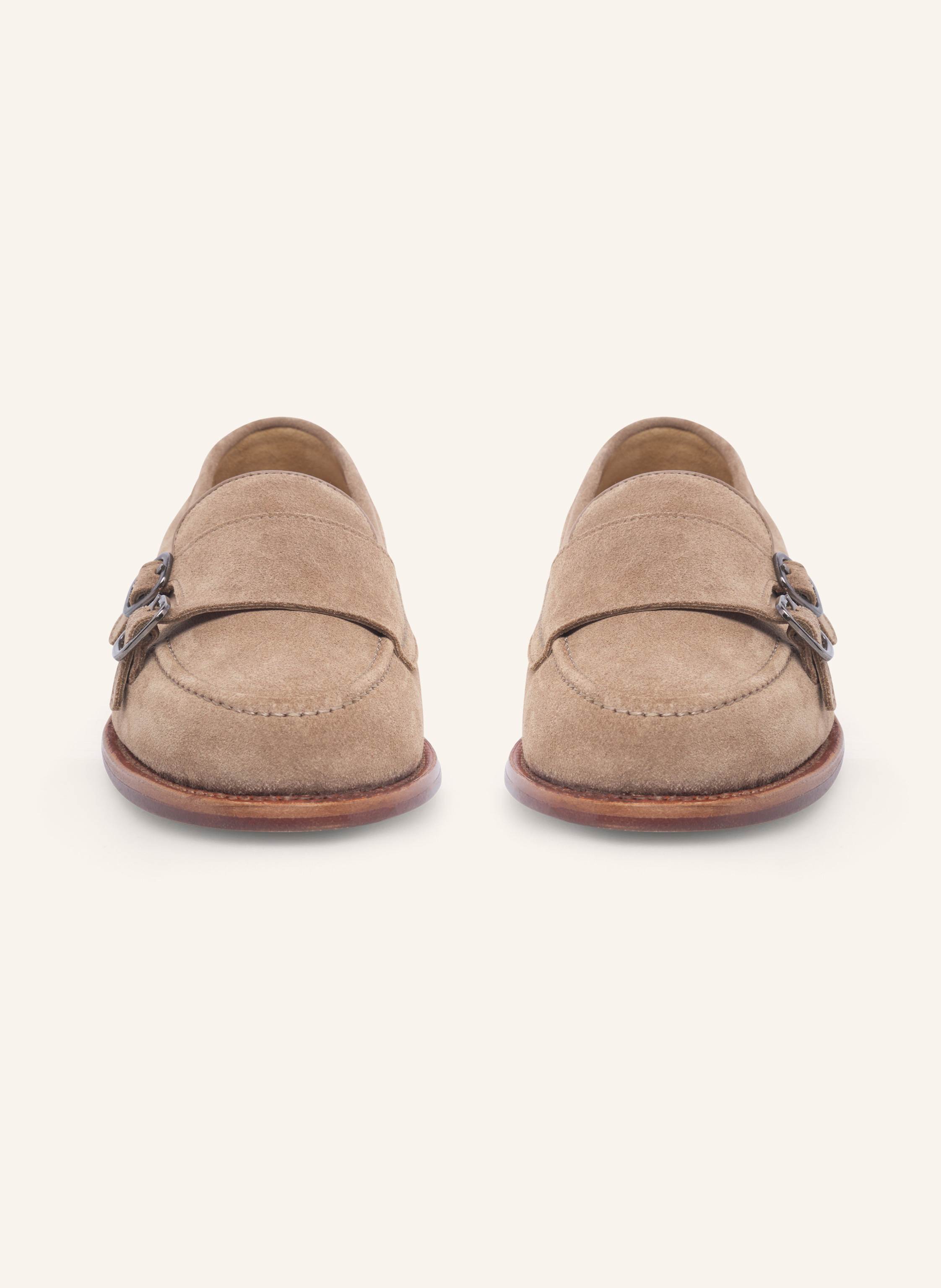 Thumbnail - Heinrich Dinkelacker Loafer Wien Double Monk V beige