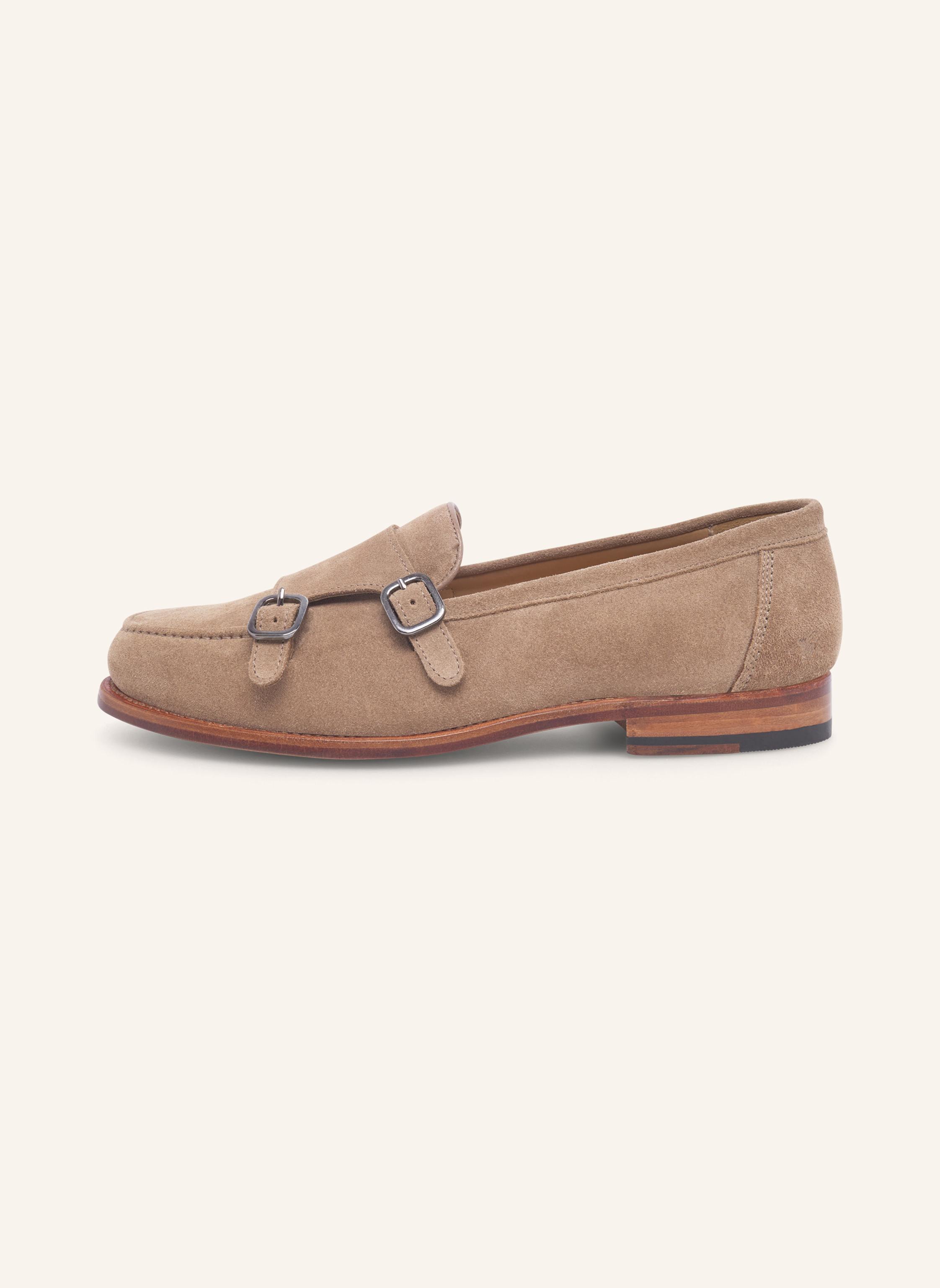 Thumbnail - Heinrich Dinkelacker Loafer Wien Double Monk V beige
