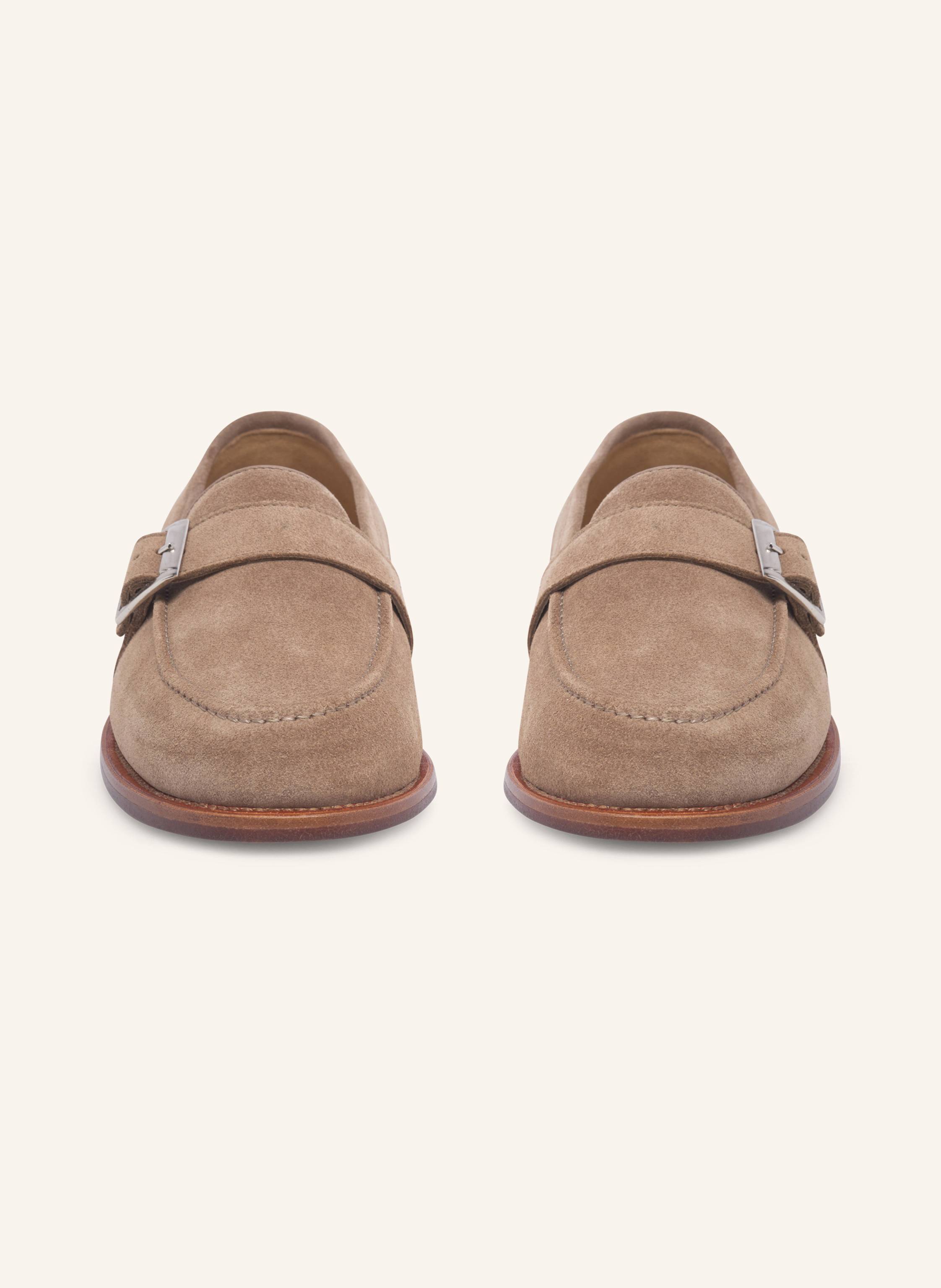 Thumbnail - Heinrich Dinkelacker Loafer Wien Single Monk V beige
