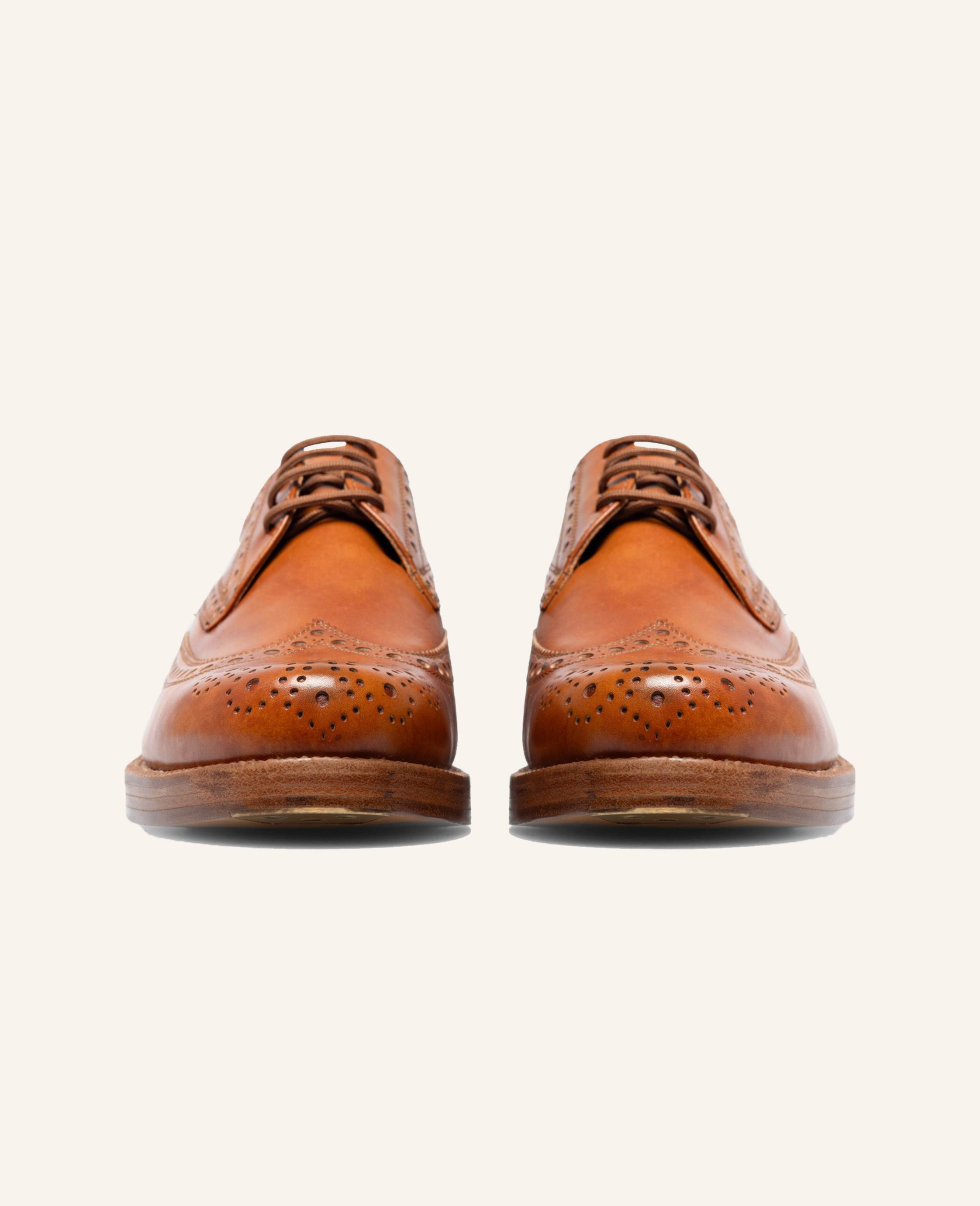 Thumbnail - Heinrich Dinkelacker Schnürer Rio Full-Brogue Tc braun