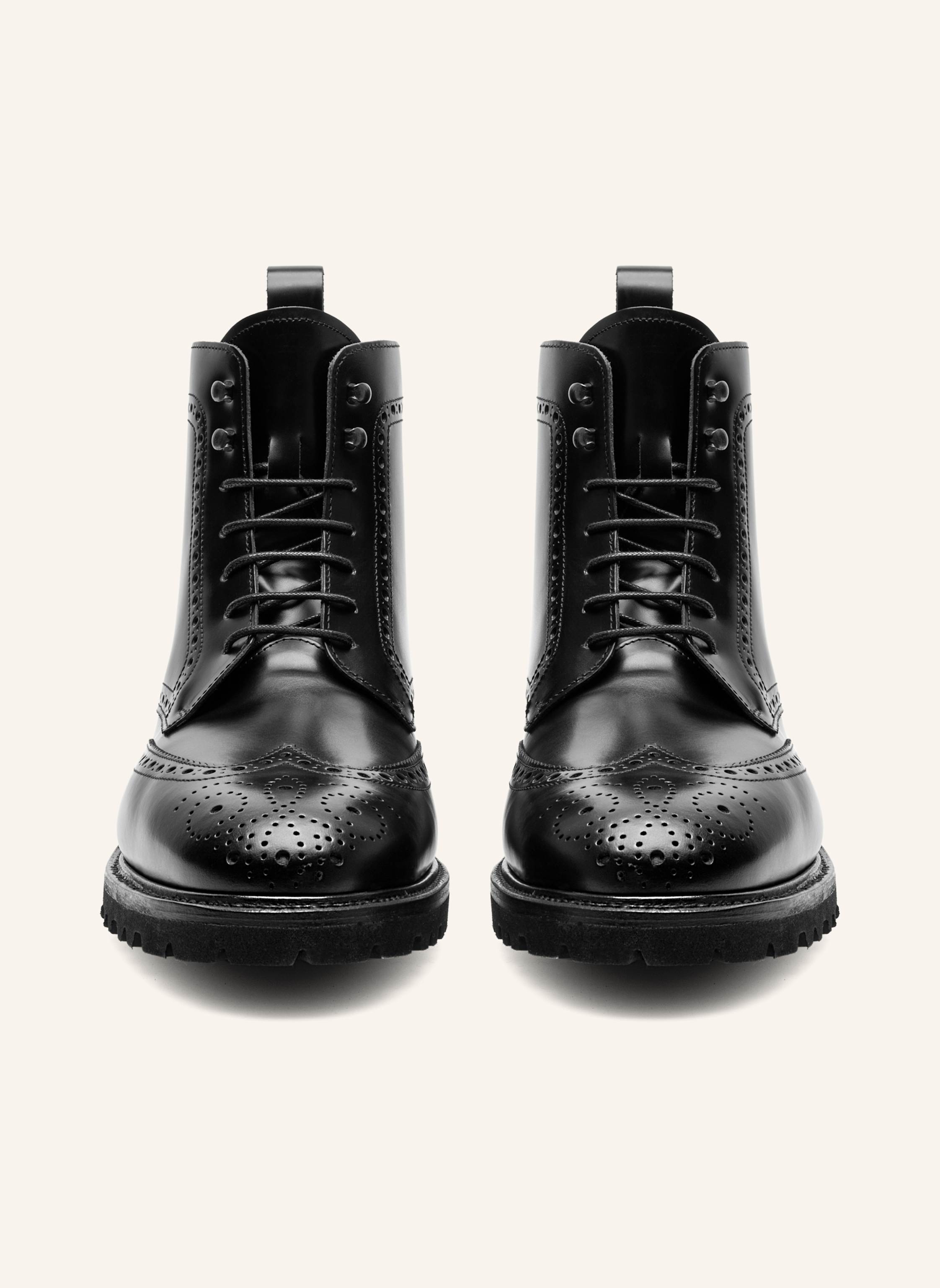 Thumbnail - Henry Stevens Schnürboots Winston fbdb5 schwarz