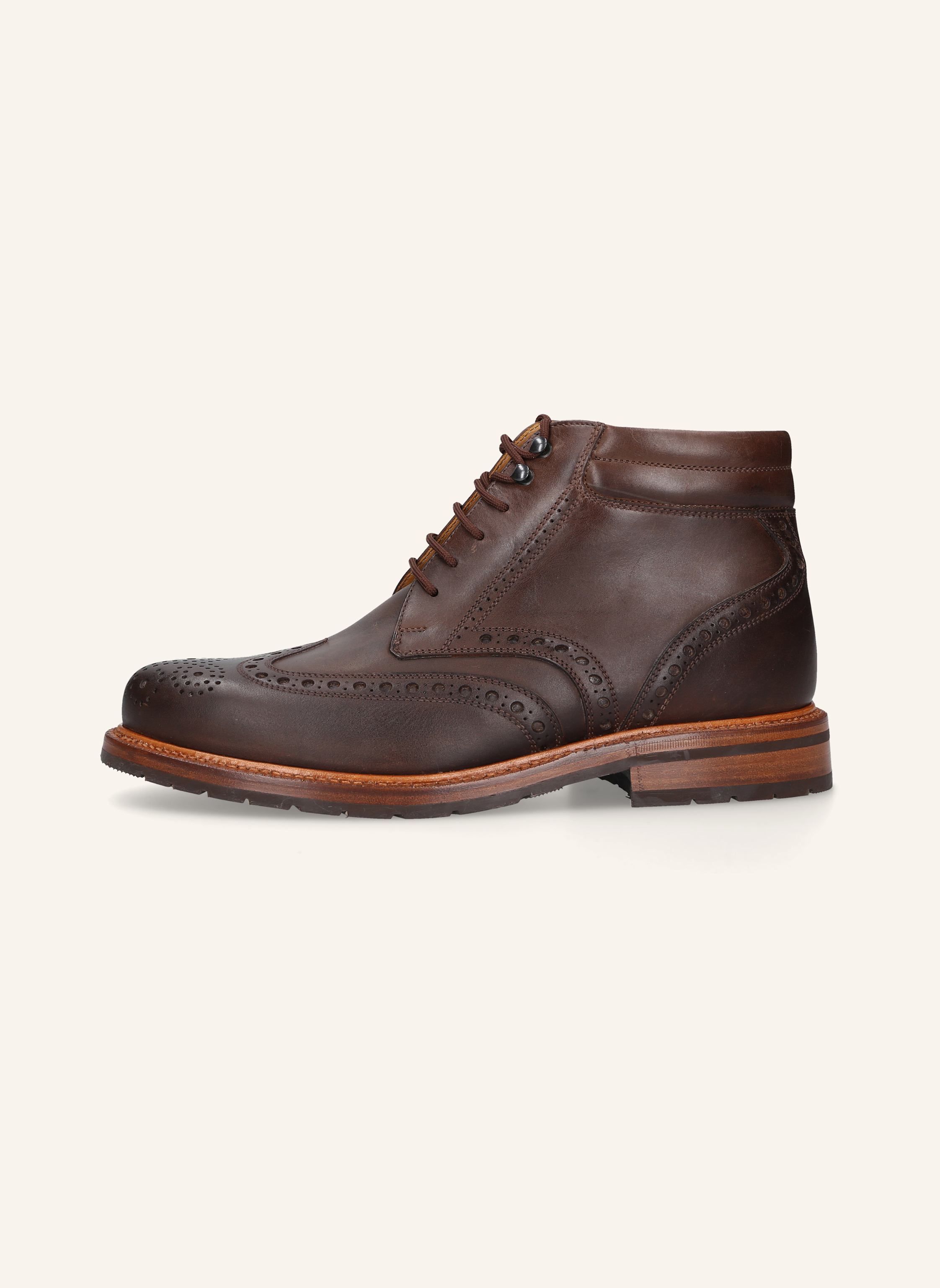 Thumbnail - Heinrich Dinkelacker Schnürboots Janosh K Full Brogue H braun