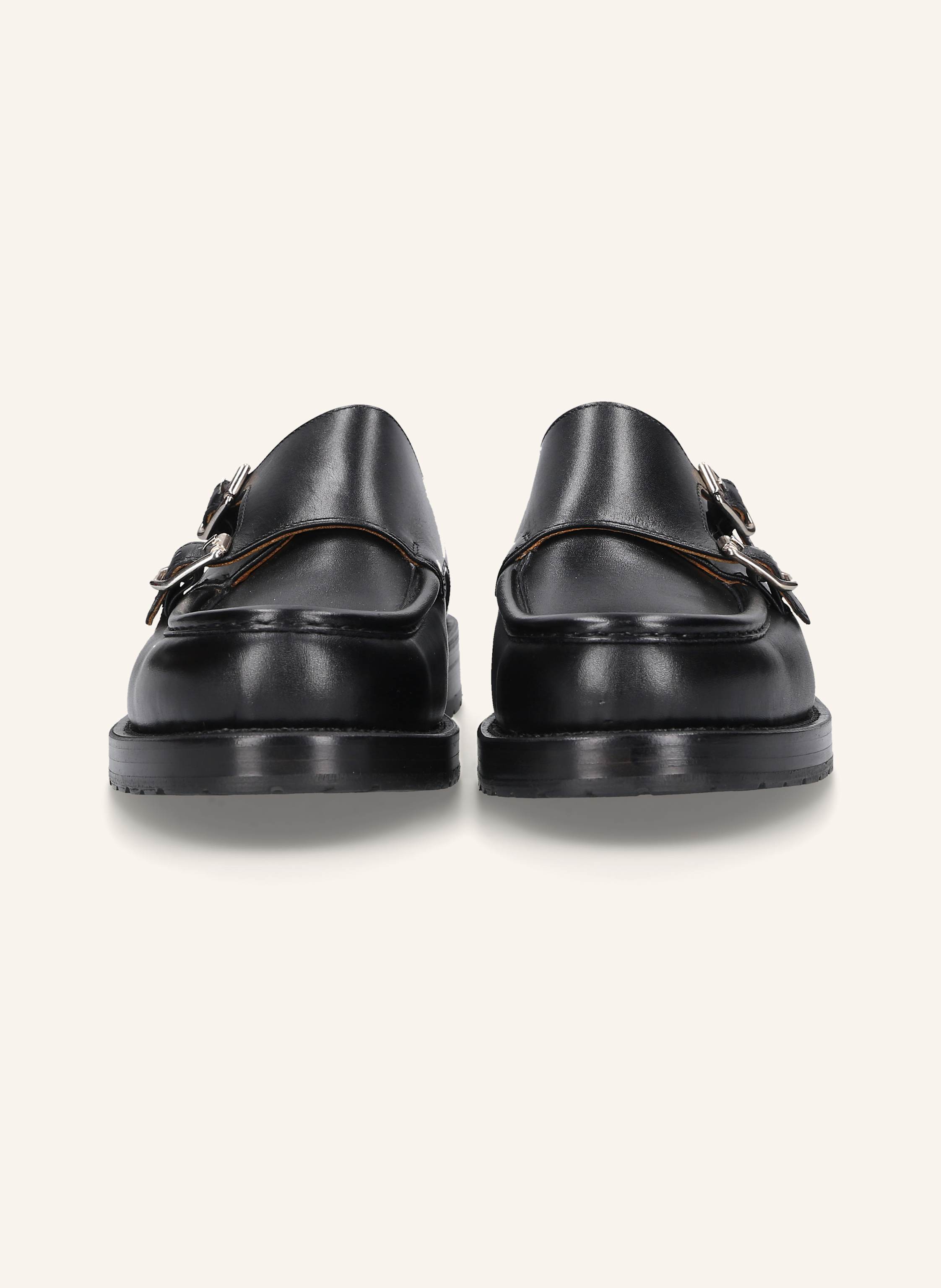 Thumbnail - Heinrich Dinkelacker Schnallenschuh Rio Norweger Bc schwarz