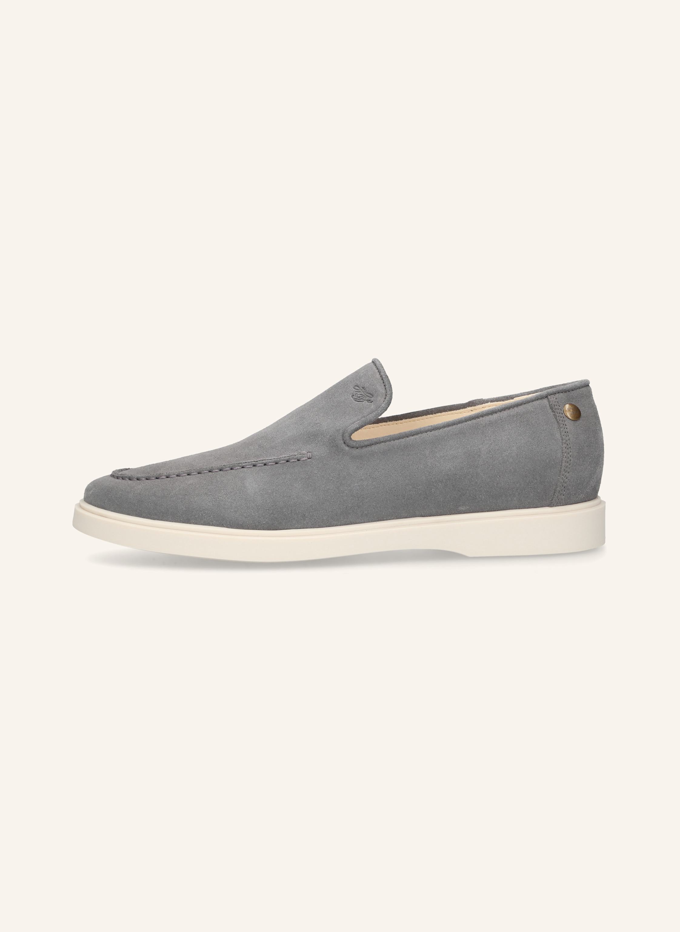 Thumbnail - Heinrich Dinkelacker Loafer Genua Plain Loafer V grau