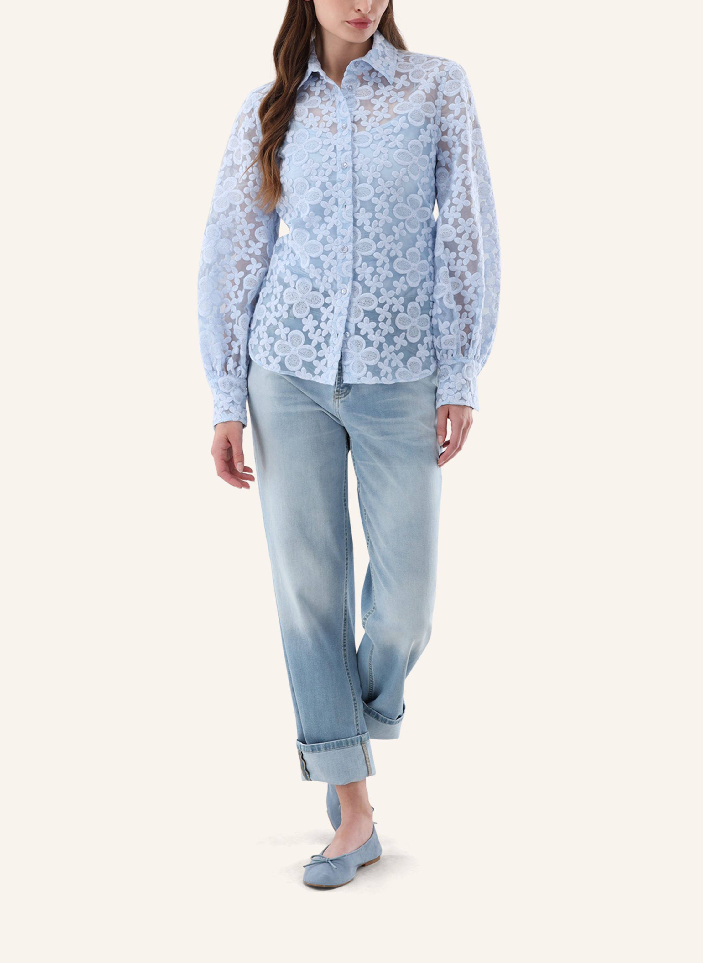 Thumbnail - Van Laack Bluse Modern Fit blau