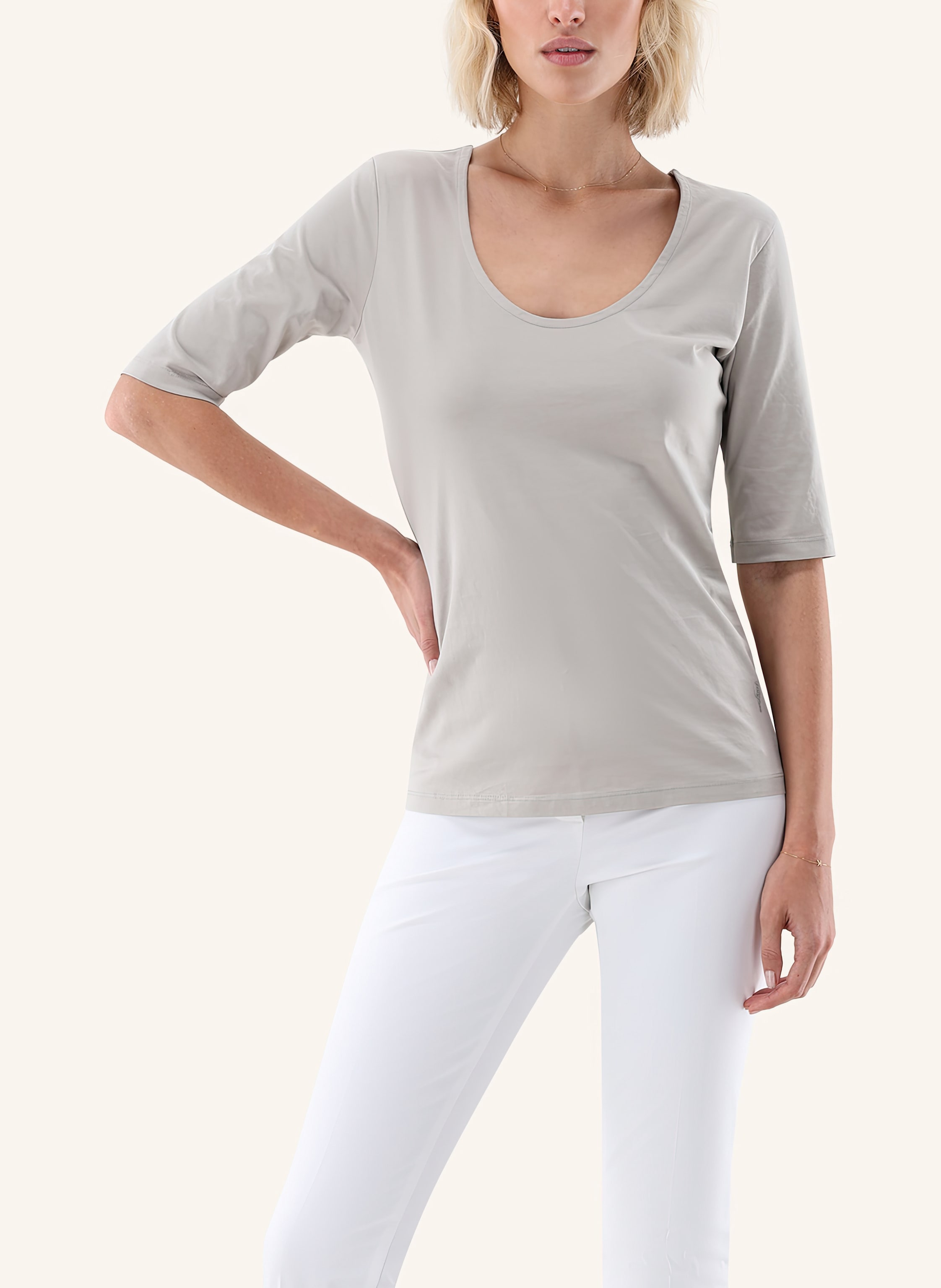 Thumbnail - Van Laack T-Shirt Modern Fit beige