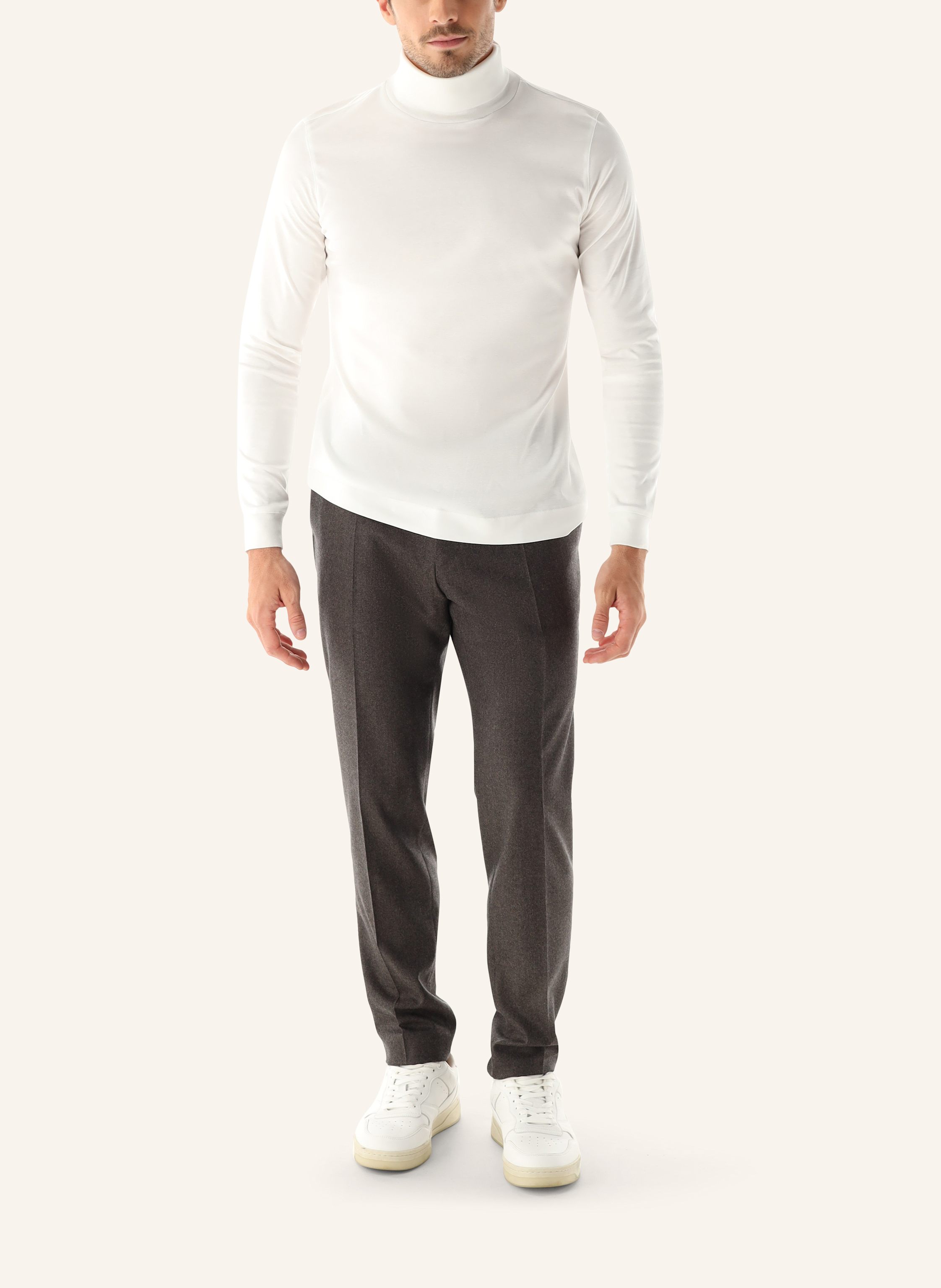 Thumbnail - Van Laack Longsleeves Polo weiss