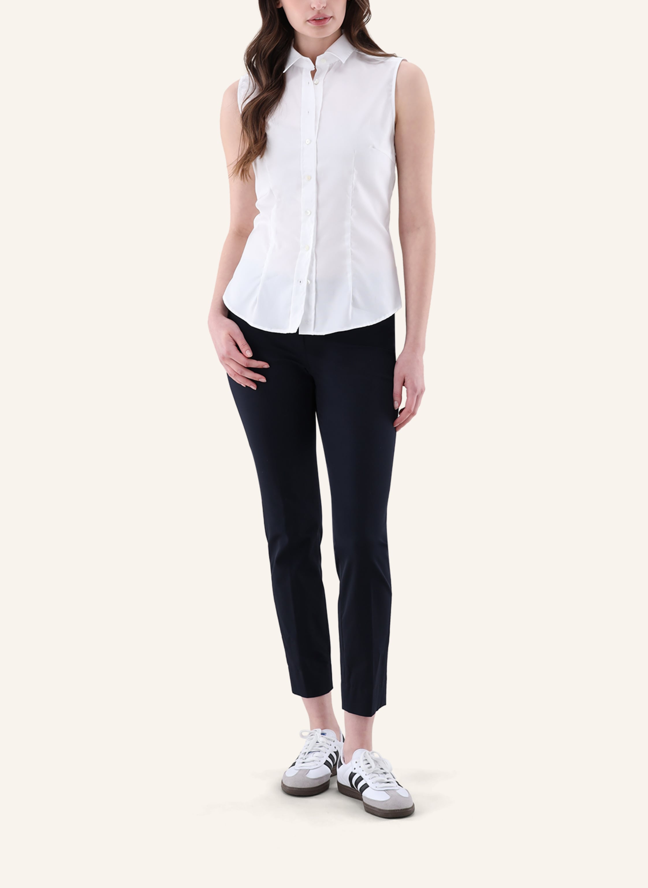 Thumbnail - Van Laack Bluse Slim Fit weiss