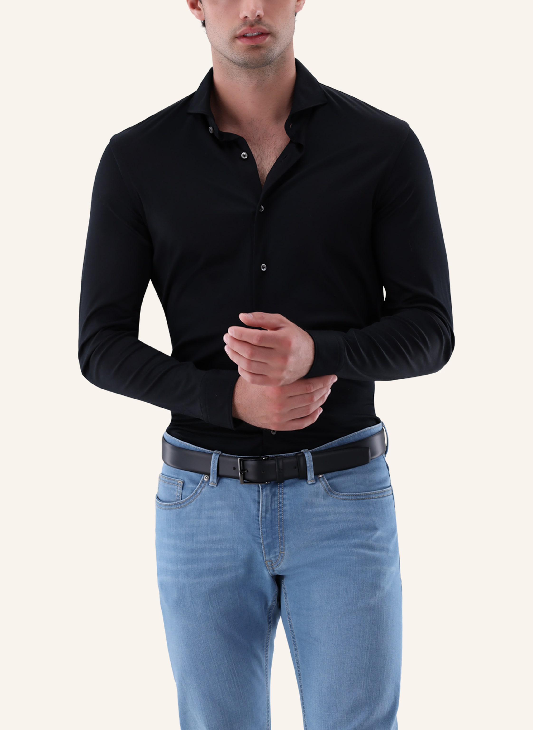 Thumbnail - Van Laack Hemd Slim Fit schwarz