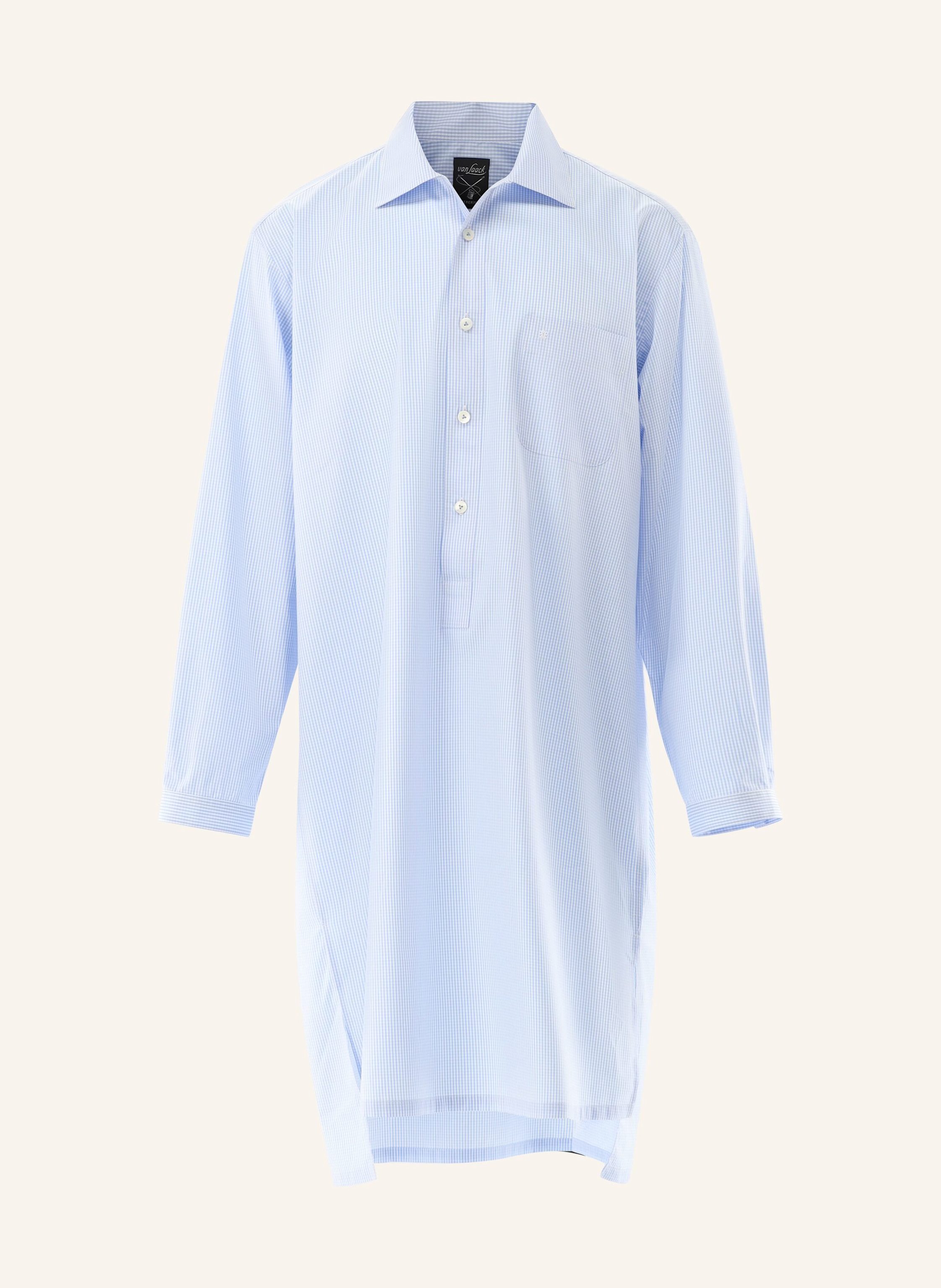 Van Laack Schlafshirt blau