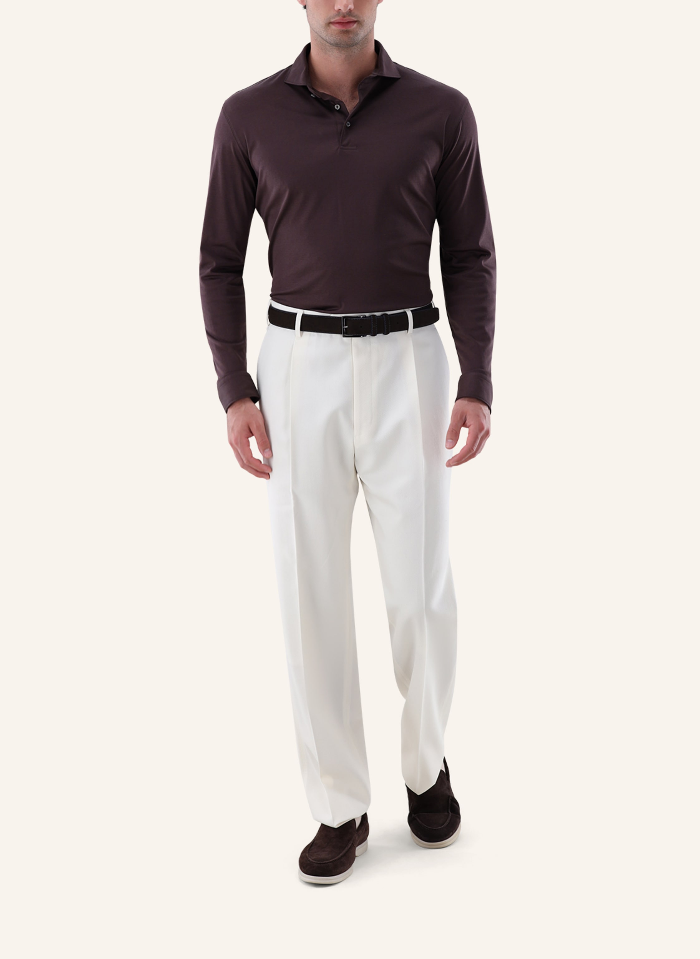 Thumbnail - Van Laack Hemd Polo braun