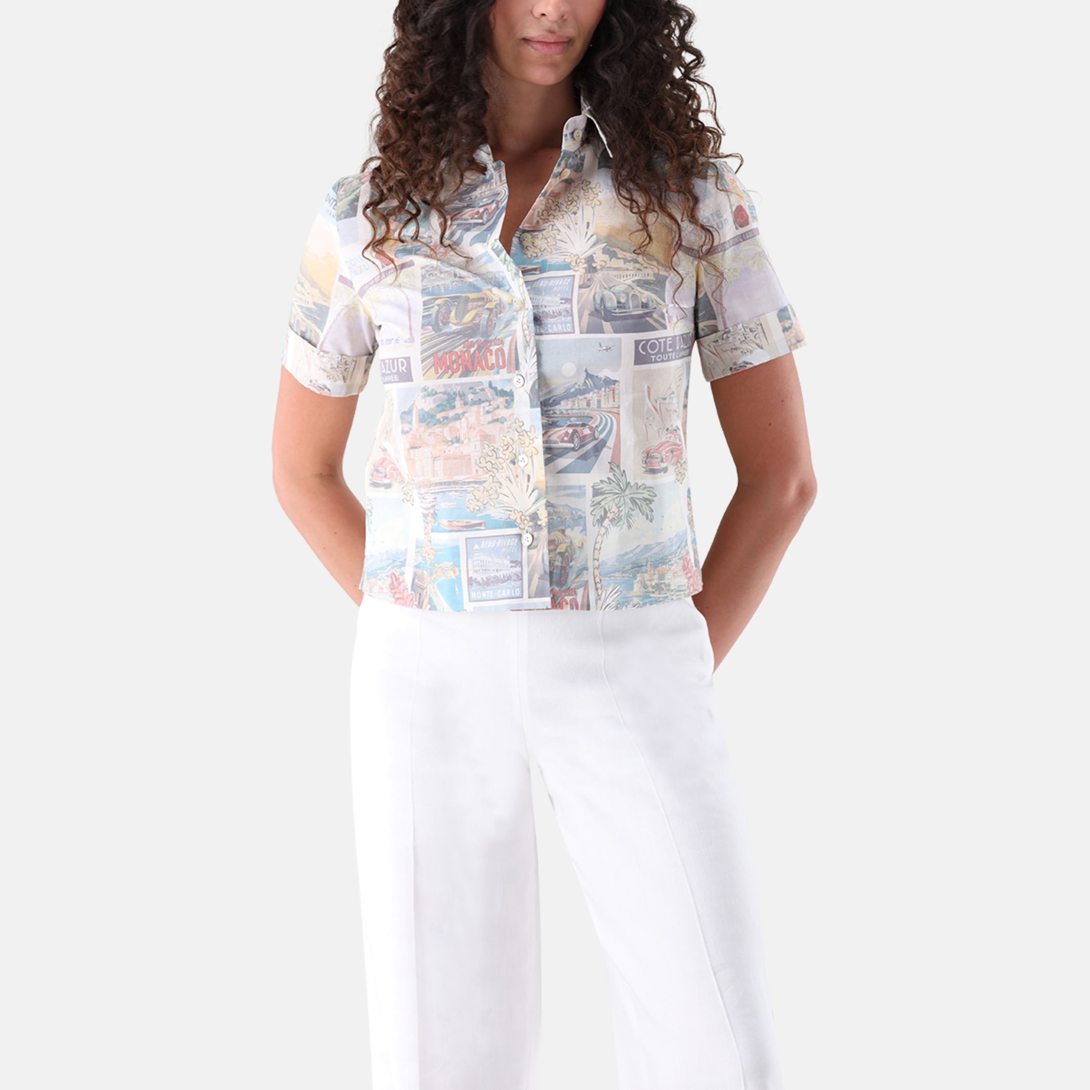 Thumbnail - Van Laack Bluse Modern Fit weiss