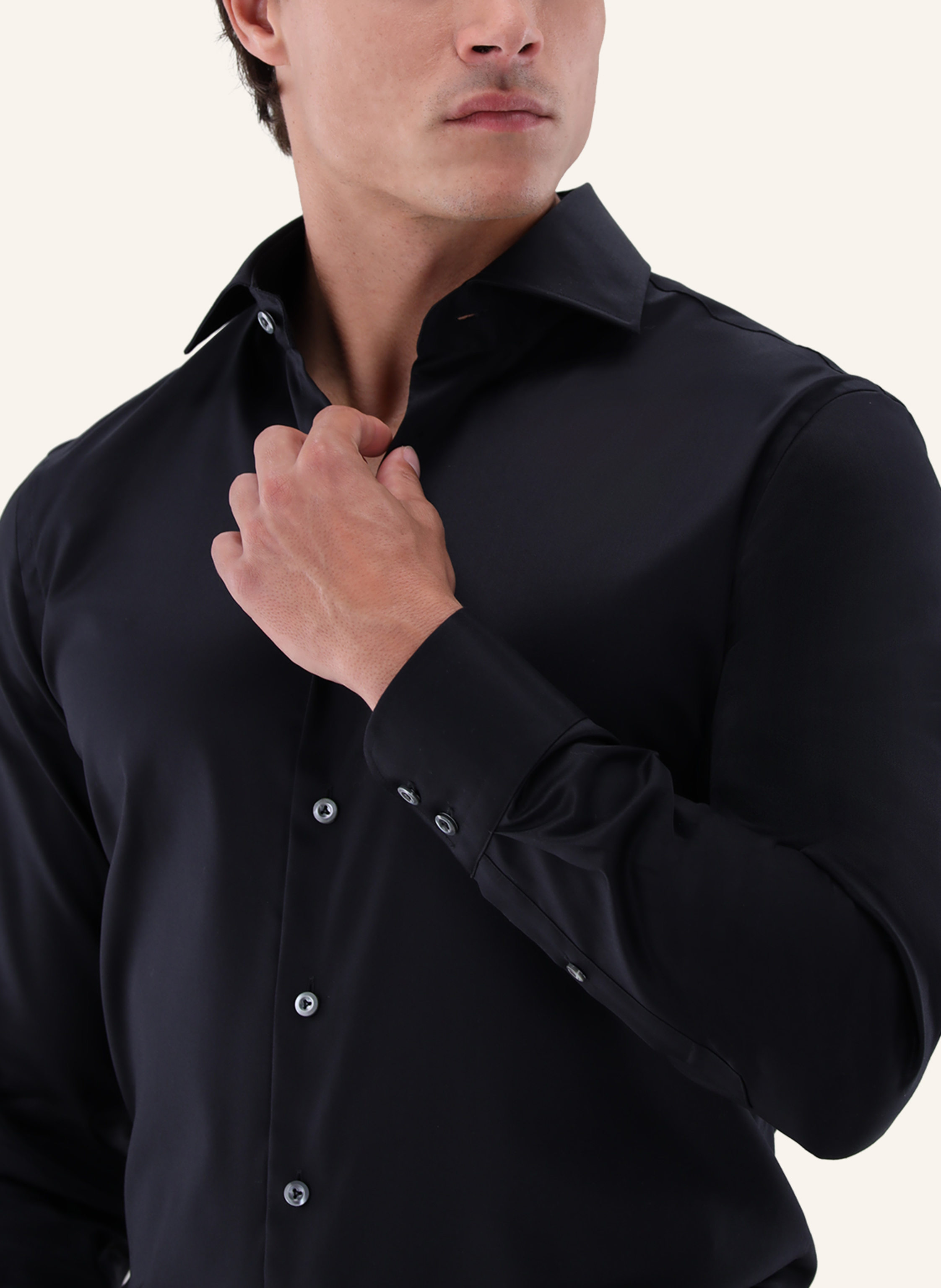 Thumbnail - Van Laack Hemd Slim Fit schwarz